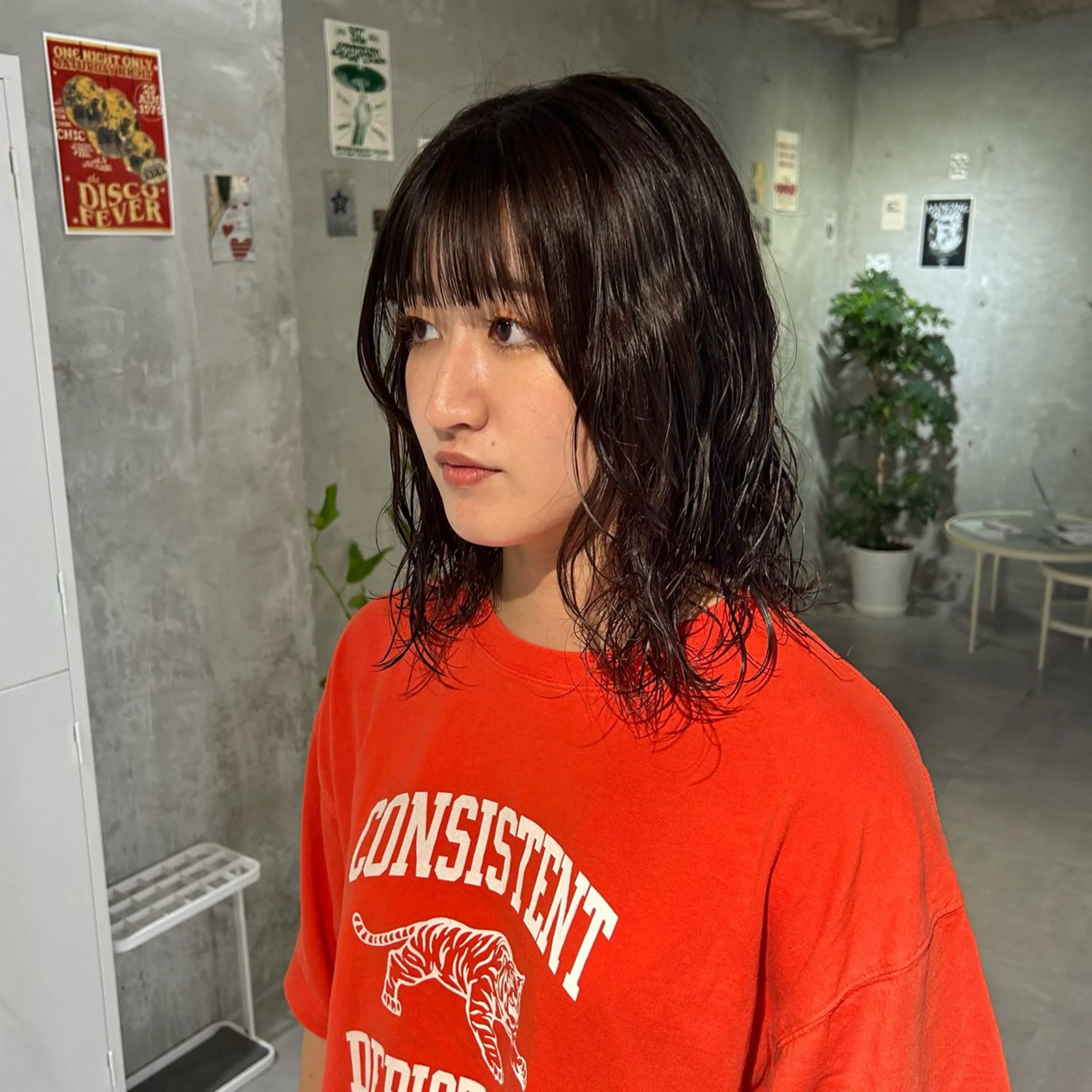 ミディアム パーマ 透明感カラー/メンズ /ボブKanna🪄のヘアスタイル