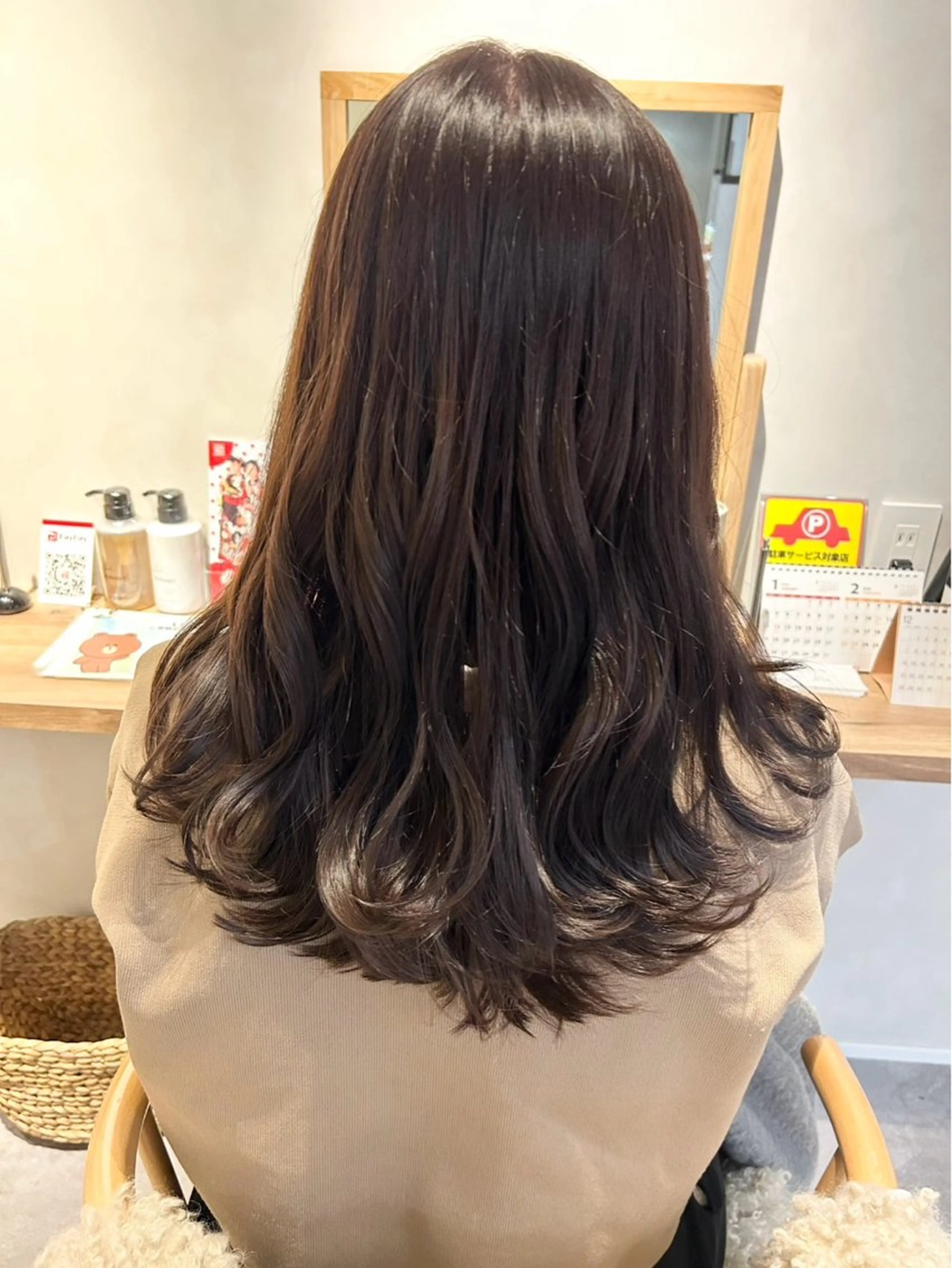 ロング カラー アッシュ ベージュカラー 🩵近藤 莉子🩵のヘアスタイル