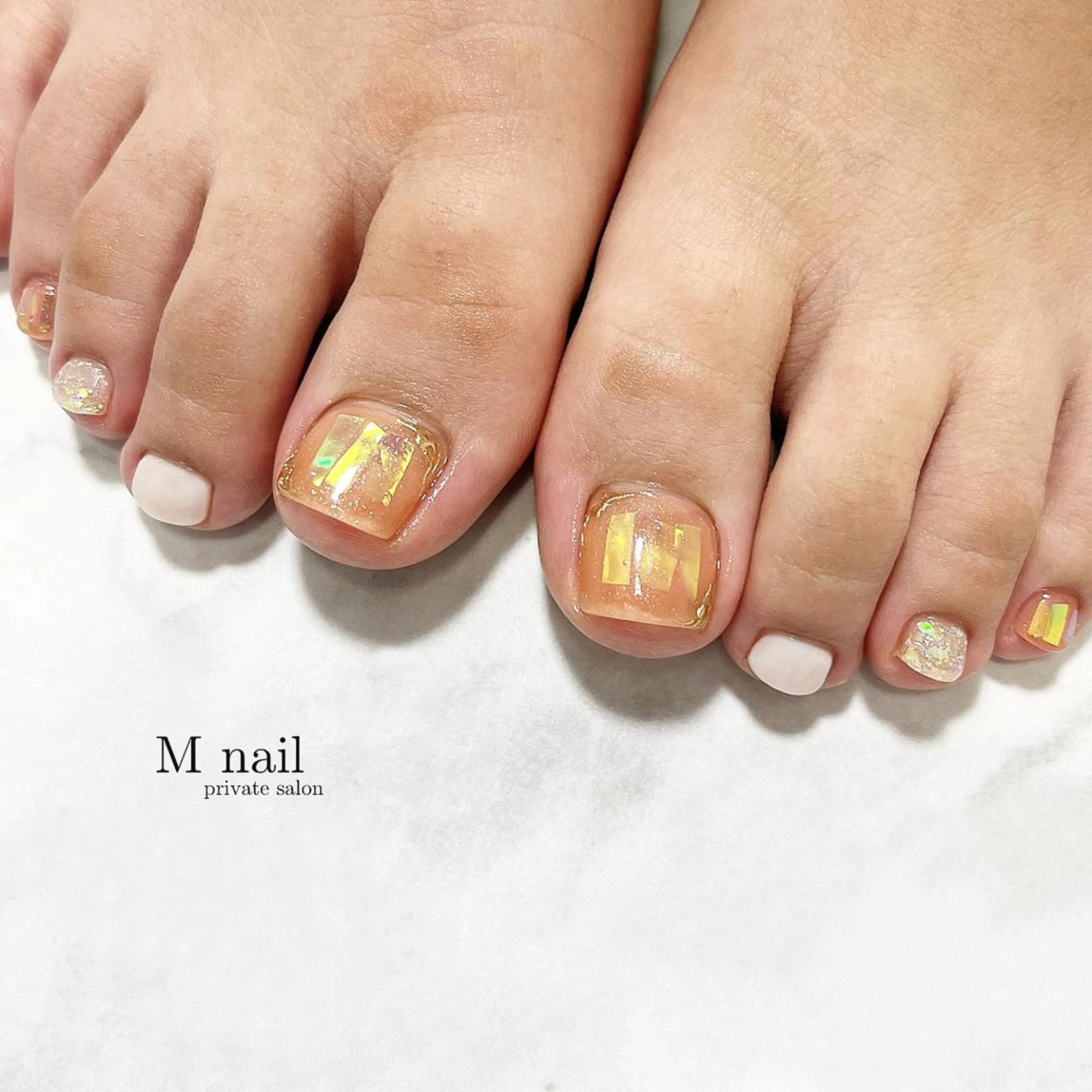 ネイル フットネイル M　nail所属・M nailのネイルデザイン