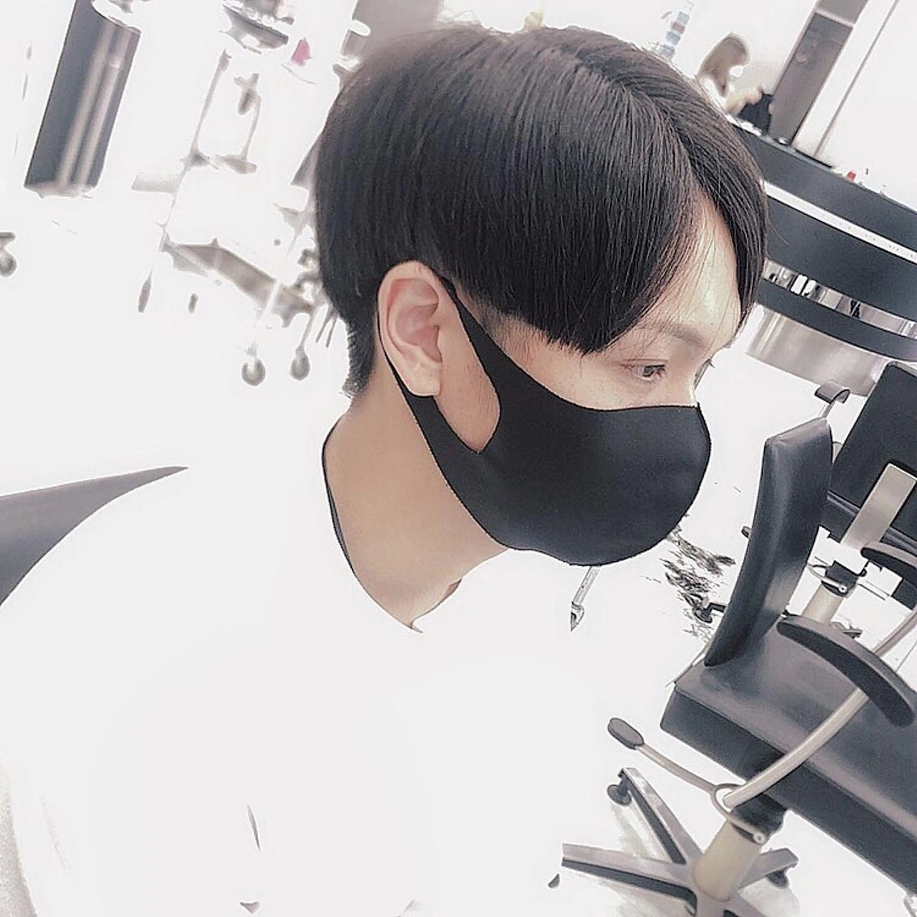 ショート カラー パーマ ヘアアレンジ メンズ ［銀座］淡色 ラベンダー🫧大村のヘアスタイル