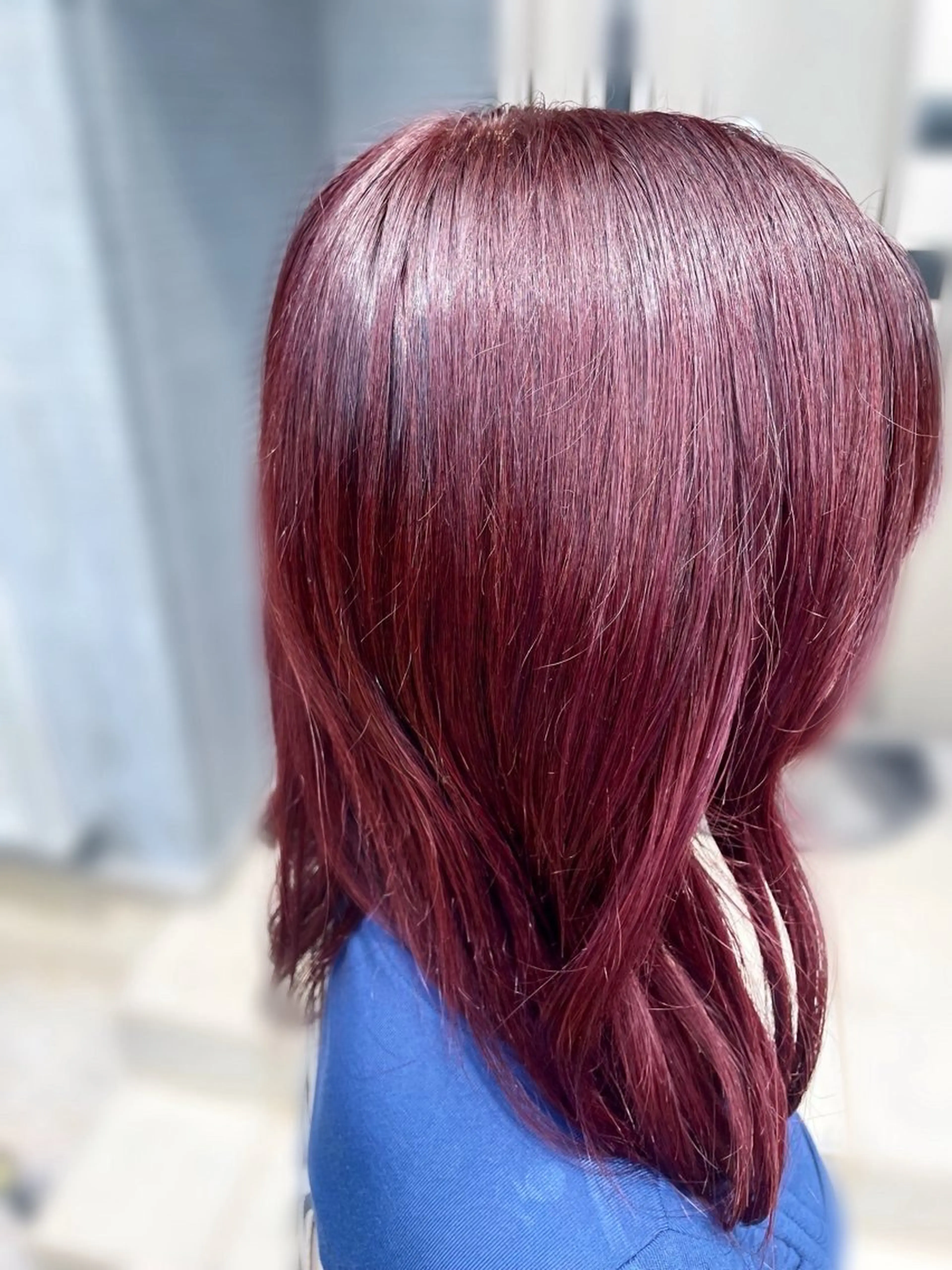 カラー レッドカラー バイオレットカラー CHIE艶カラー＆ 癒しヘッドスパ🌿のヘアスタイル