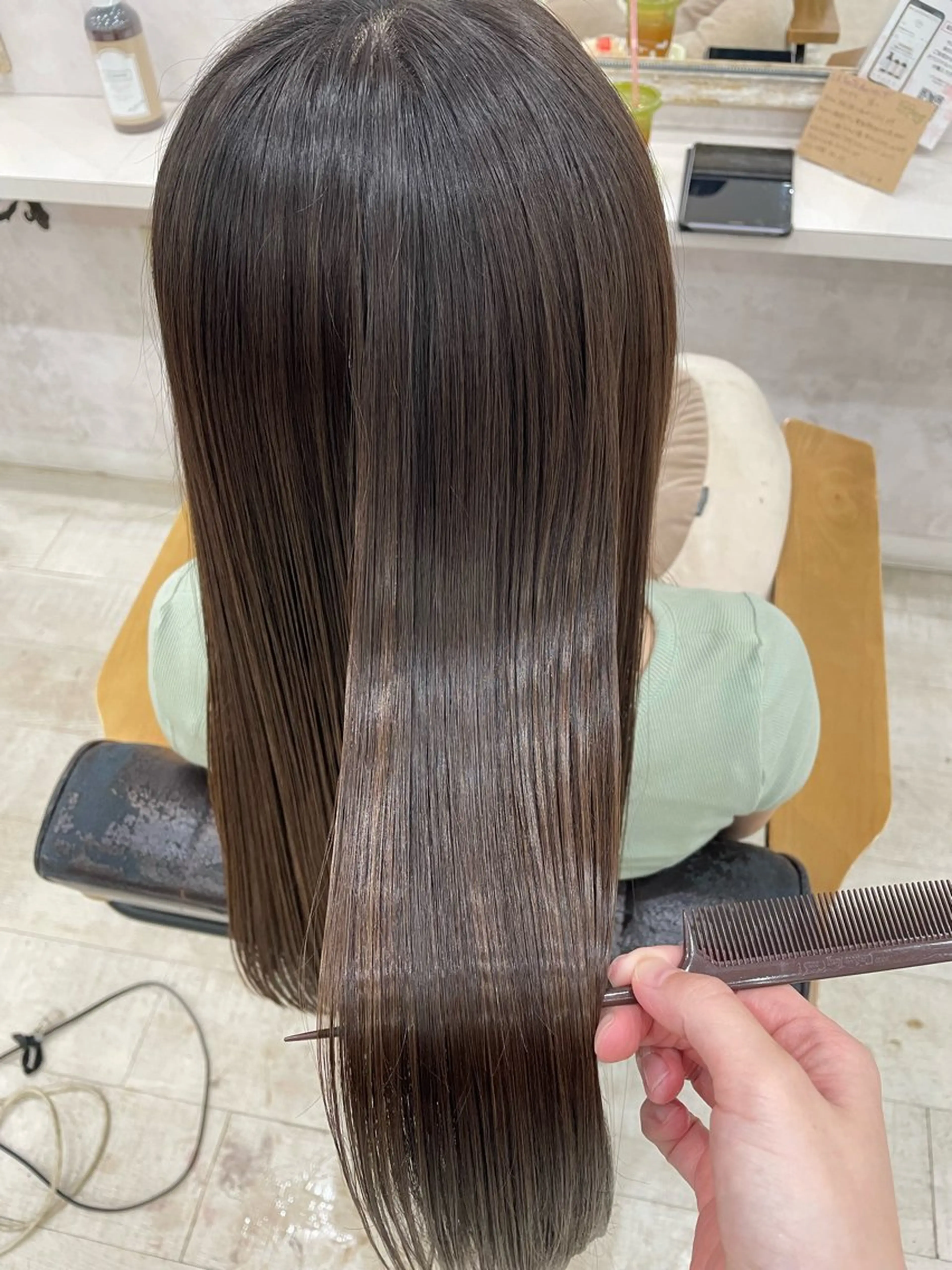 ロング トリートメント トリートメント 柴 芙未菜のヘアスタイル