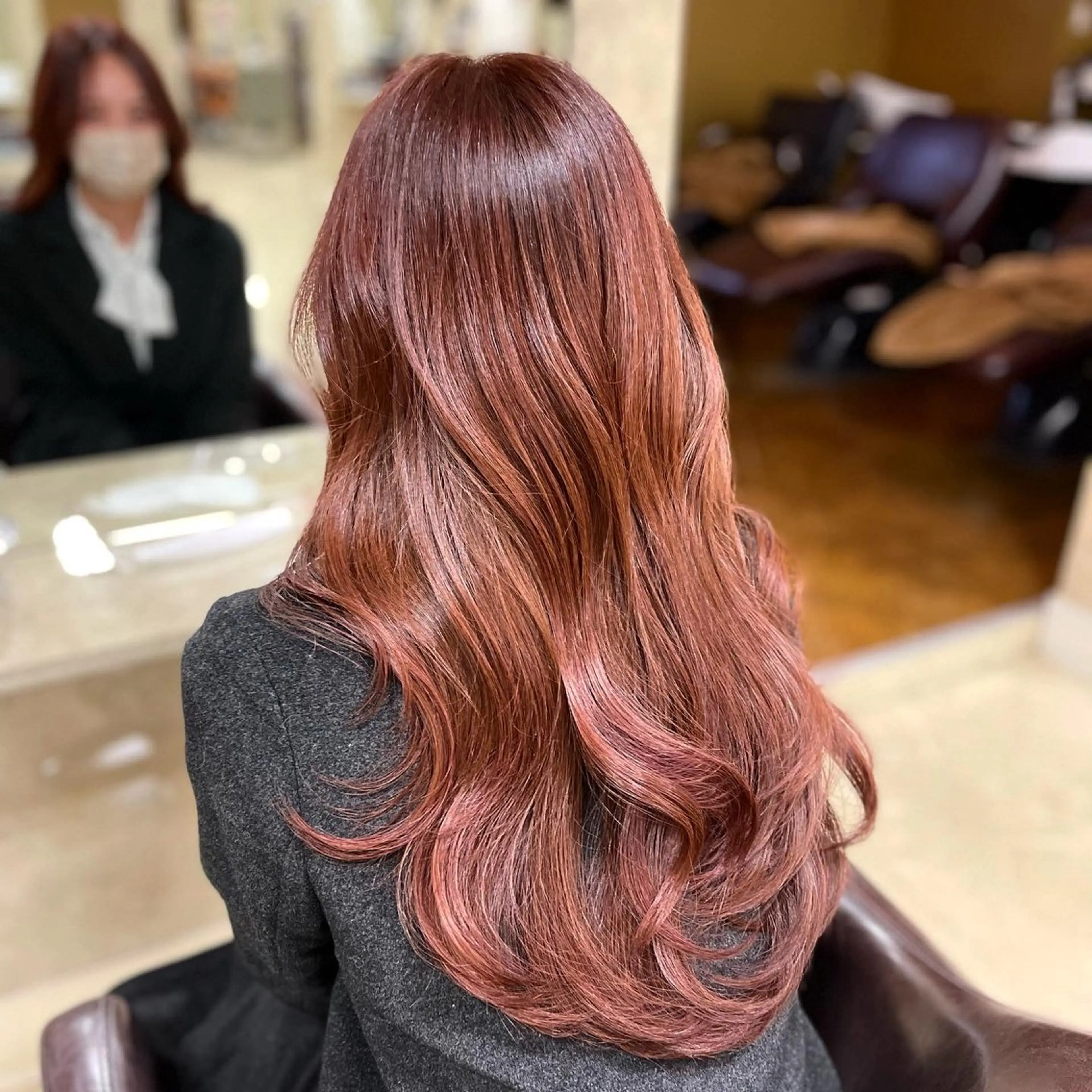 ロング CARE SHINSAIBASHI所属・縮毛・酸性ストレート モデル募集のヘアスタイル