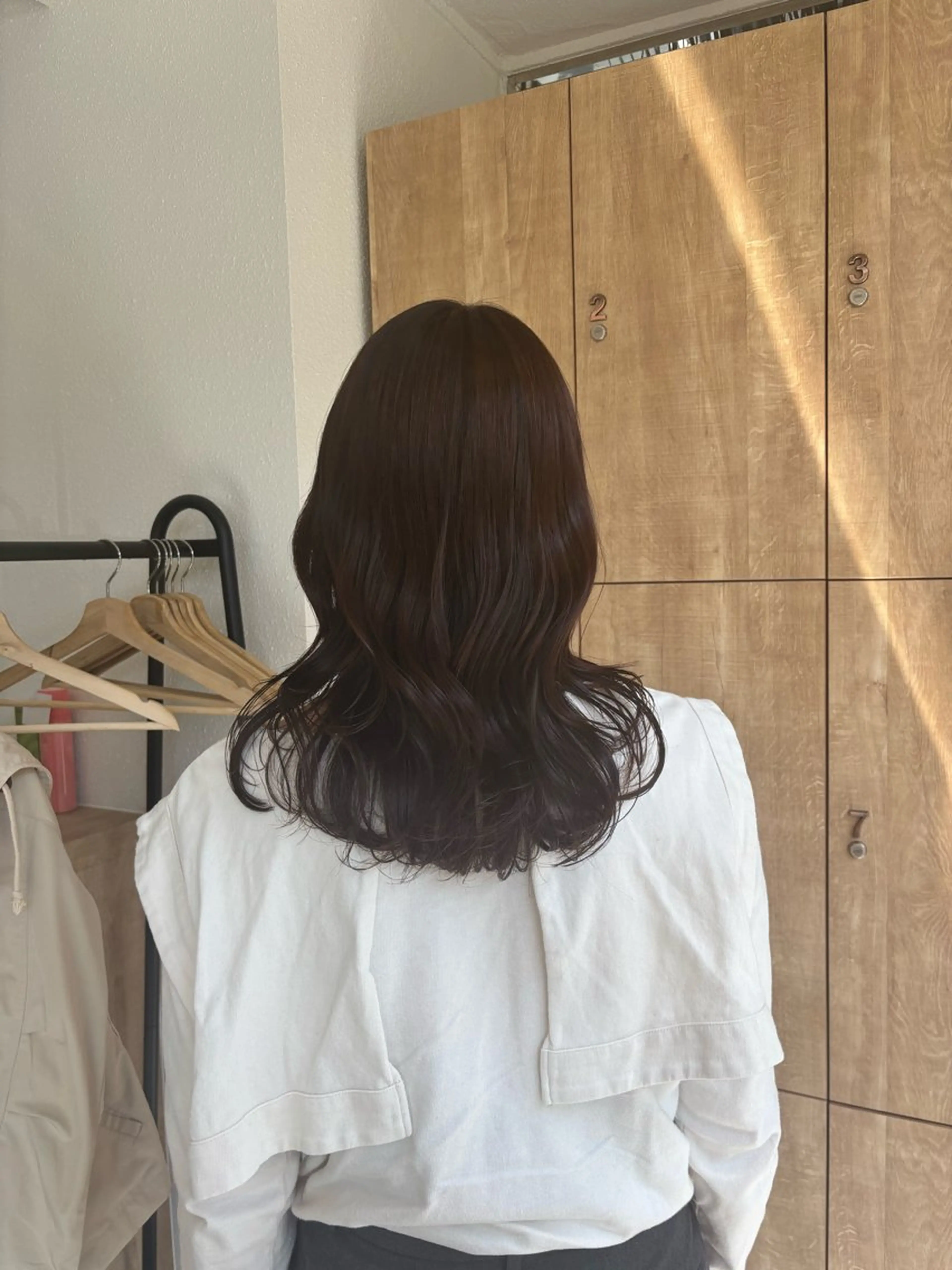 セミロング ヘアカラー 盛田 望来のヘアスタイル