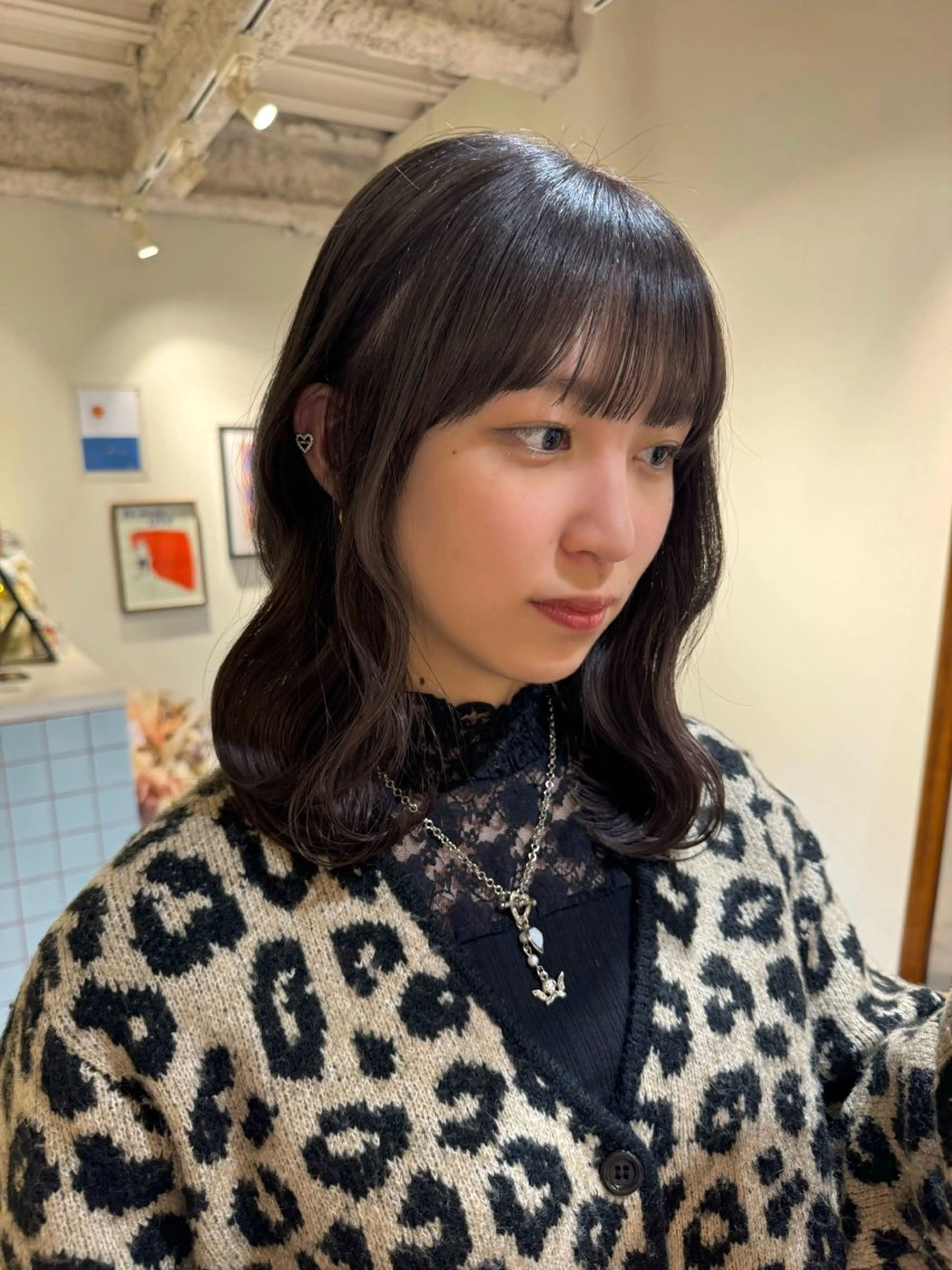 ミディアム ayaka♡ 柔らかカラーのヘアスタイル