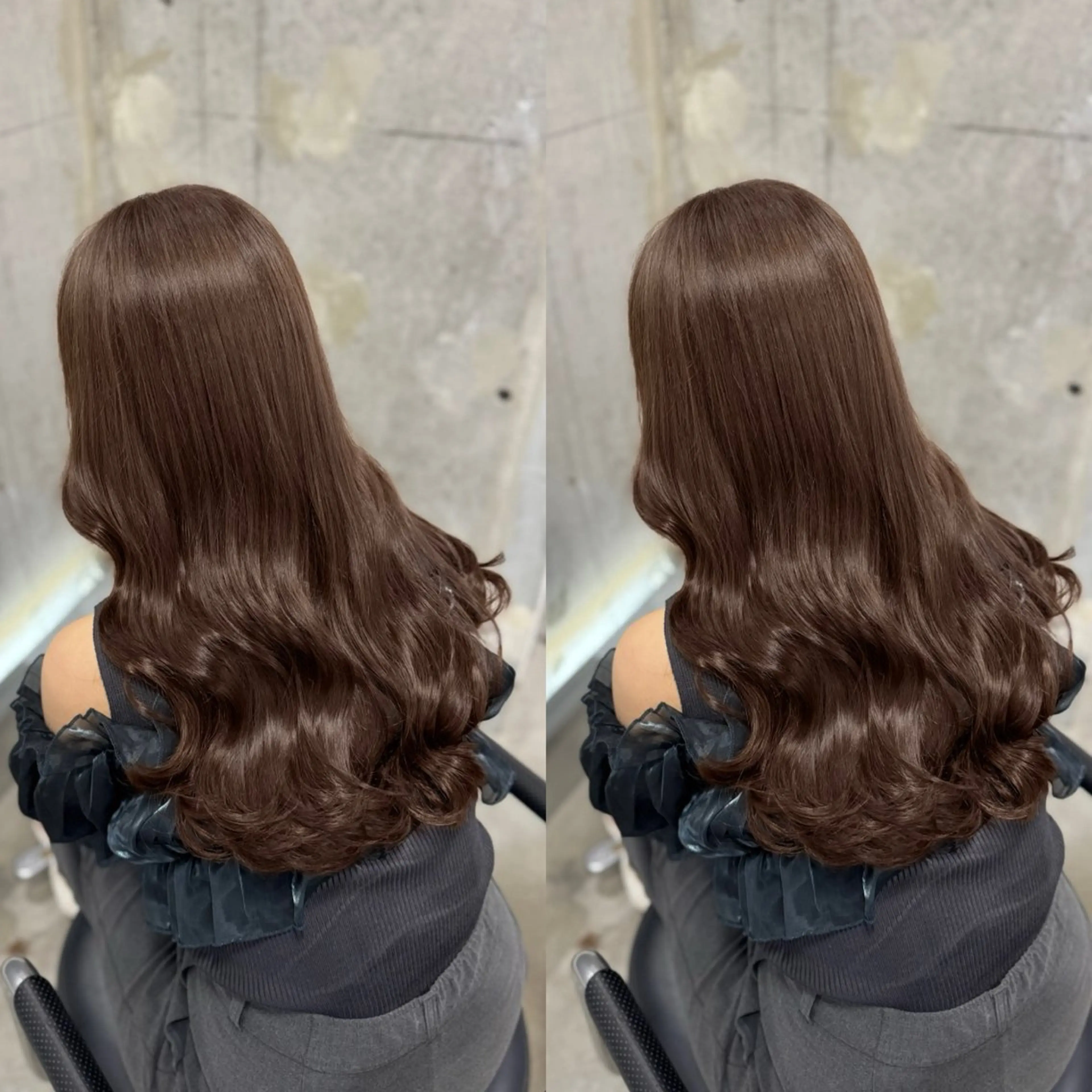 【デザインカット】＋【ケアカラー】＋【ULTOWA髪質改善トリートメント 】の写真