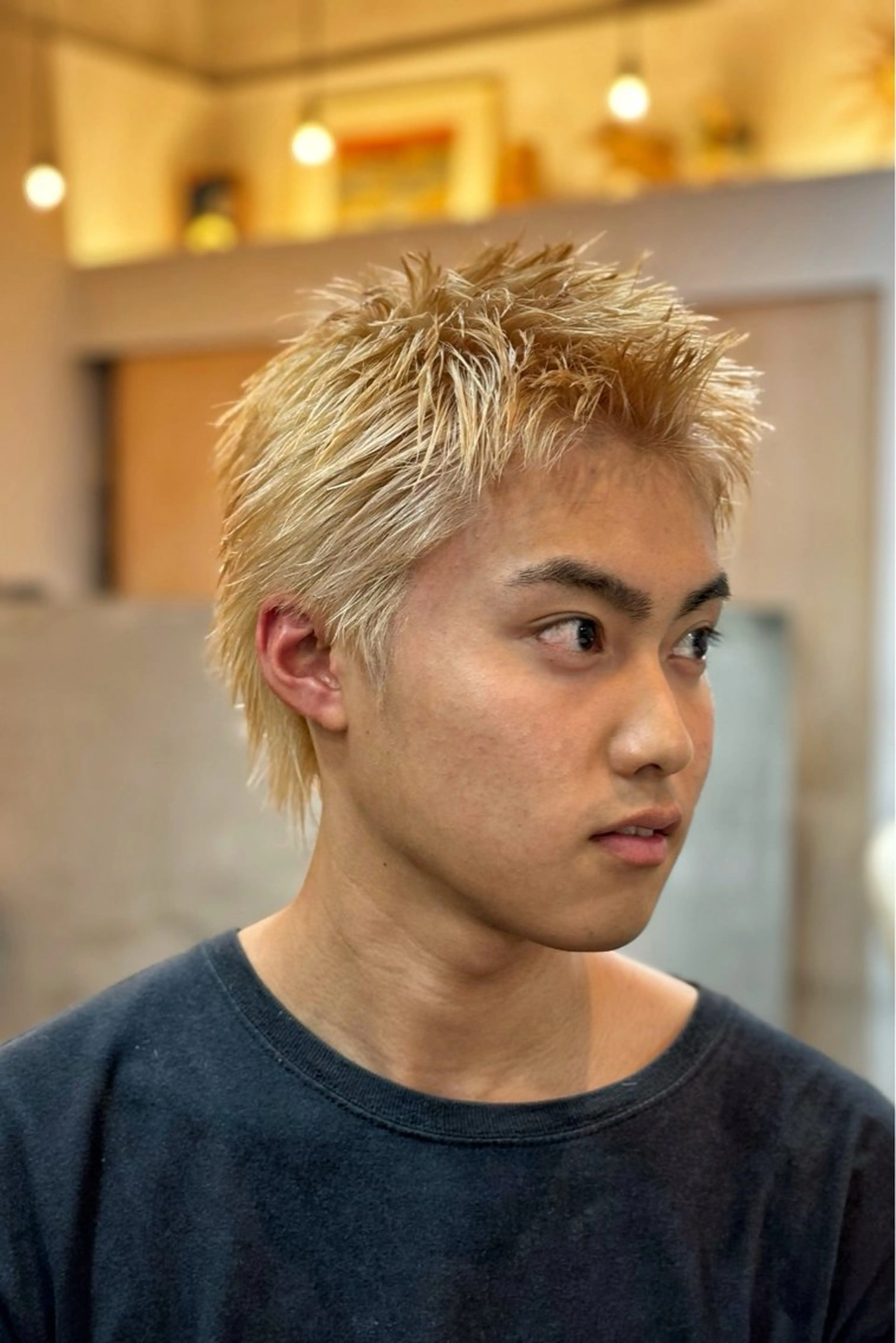 ショート カラー メンズ Ordinary barber shop所属・藤原 虎次郎のヘアスタイル