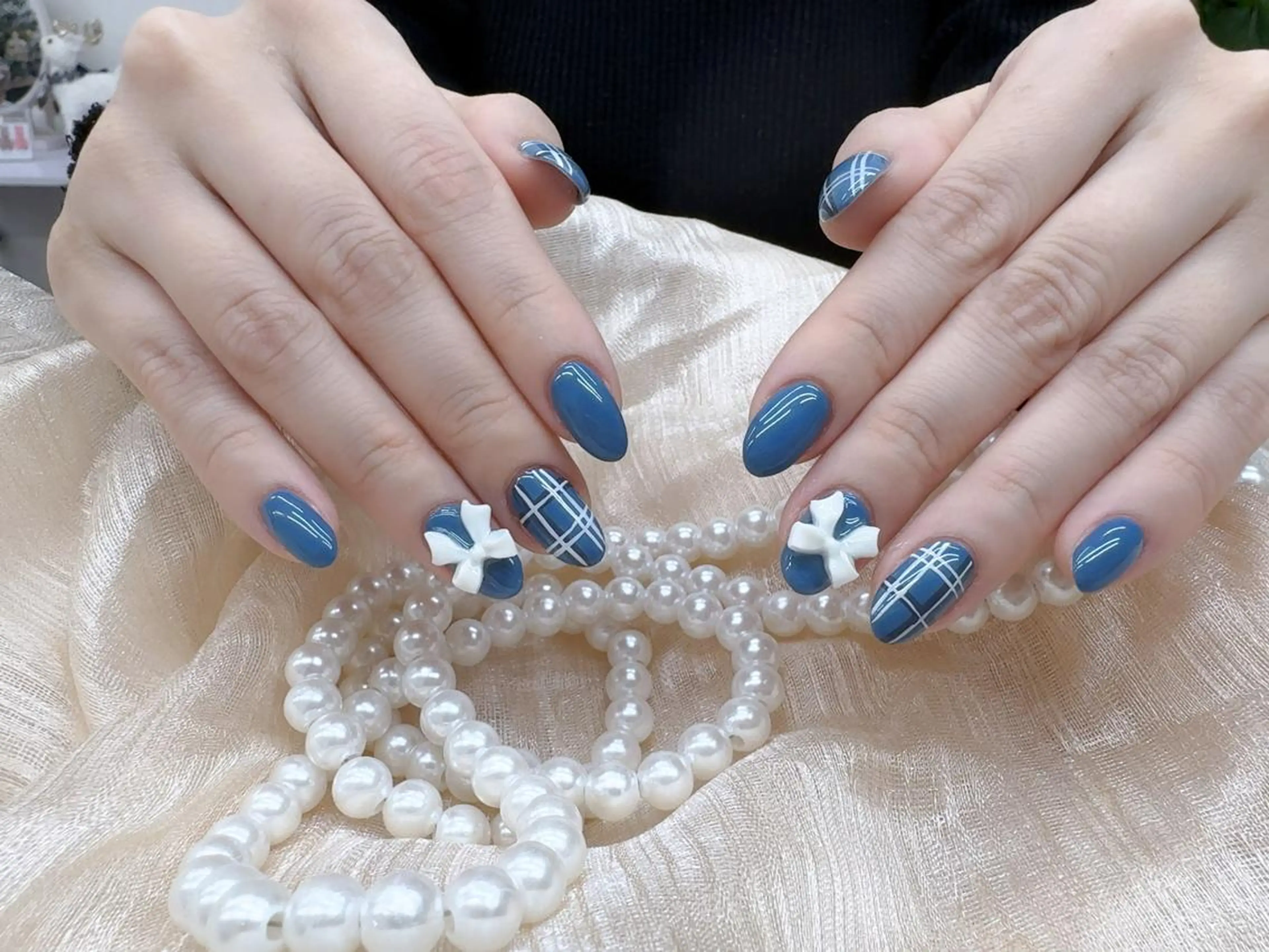 ネイル ハンドネイル 🩵Minmin nail salonのネイルデザイン