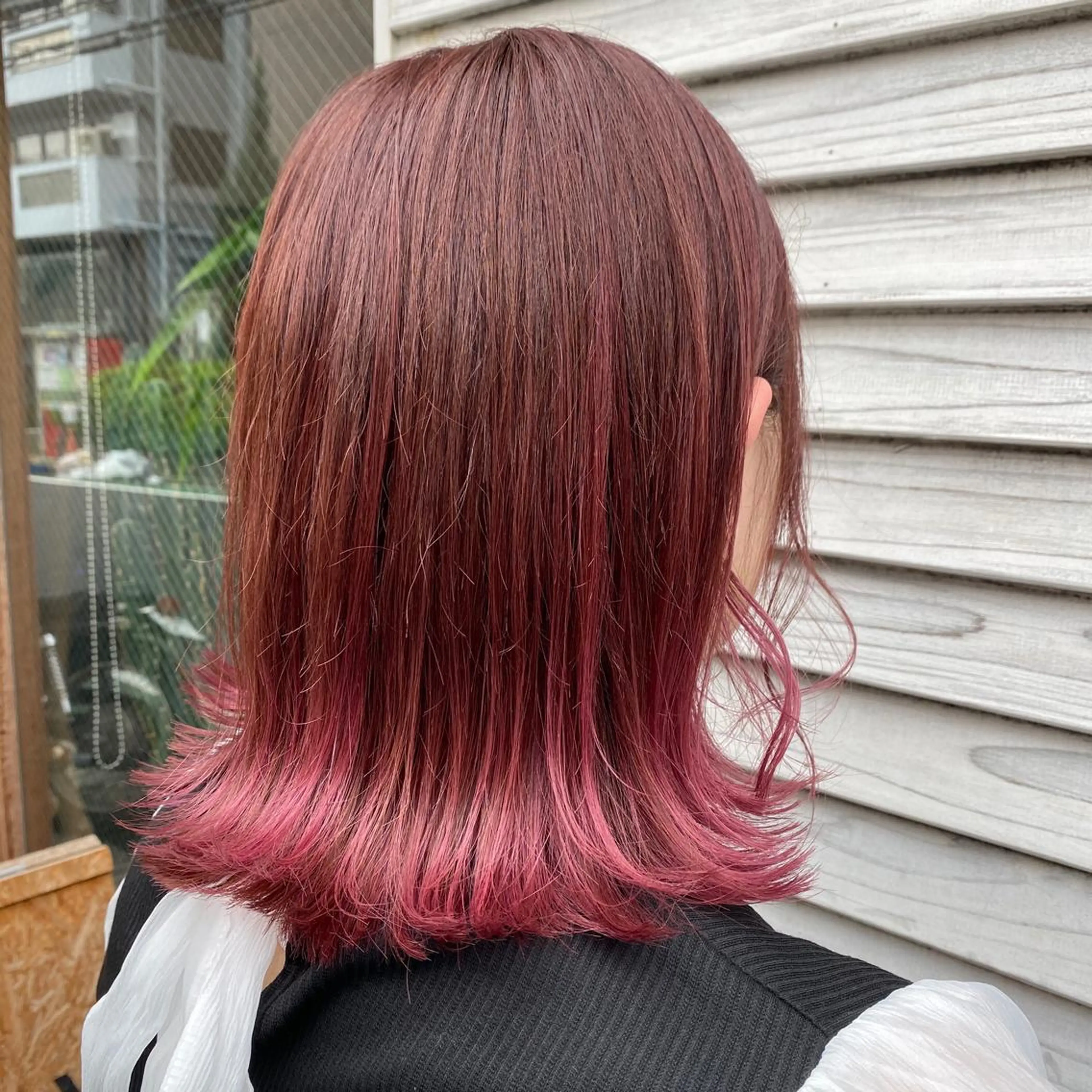 ミディアム カラー 🪭risa 暖色/レイヤー🪭のヘアスタイル