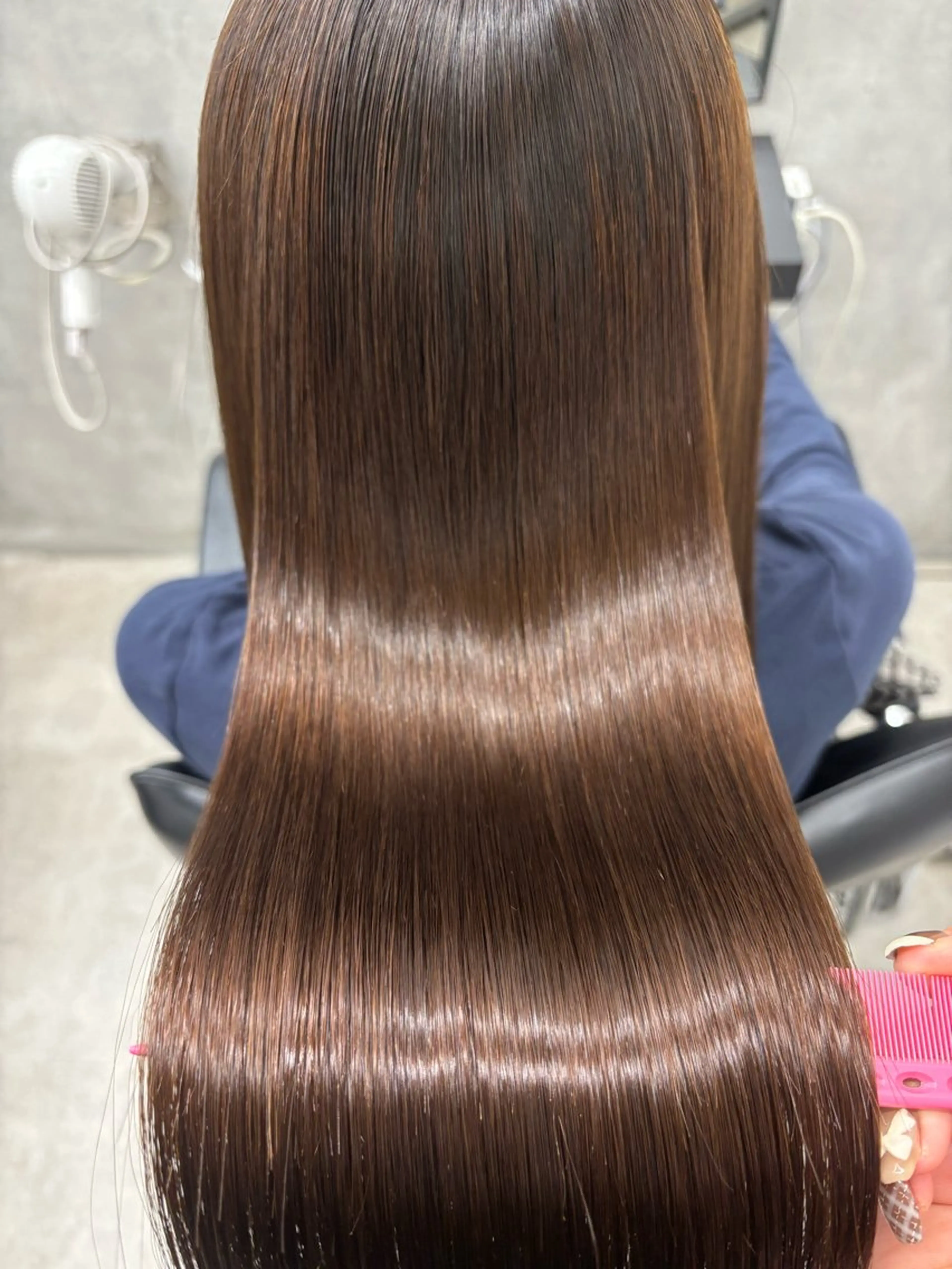 ロング カラー 髪質改善 縮毛矯正 トリートメント ヘアカラー 縮毛矯正 トリートメント 巻ける縮毛矯正🌸 勝倉　麗のヘアスタイル