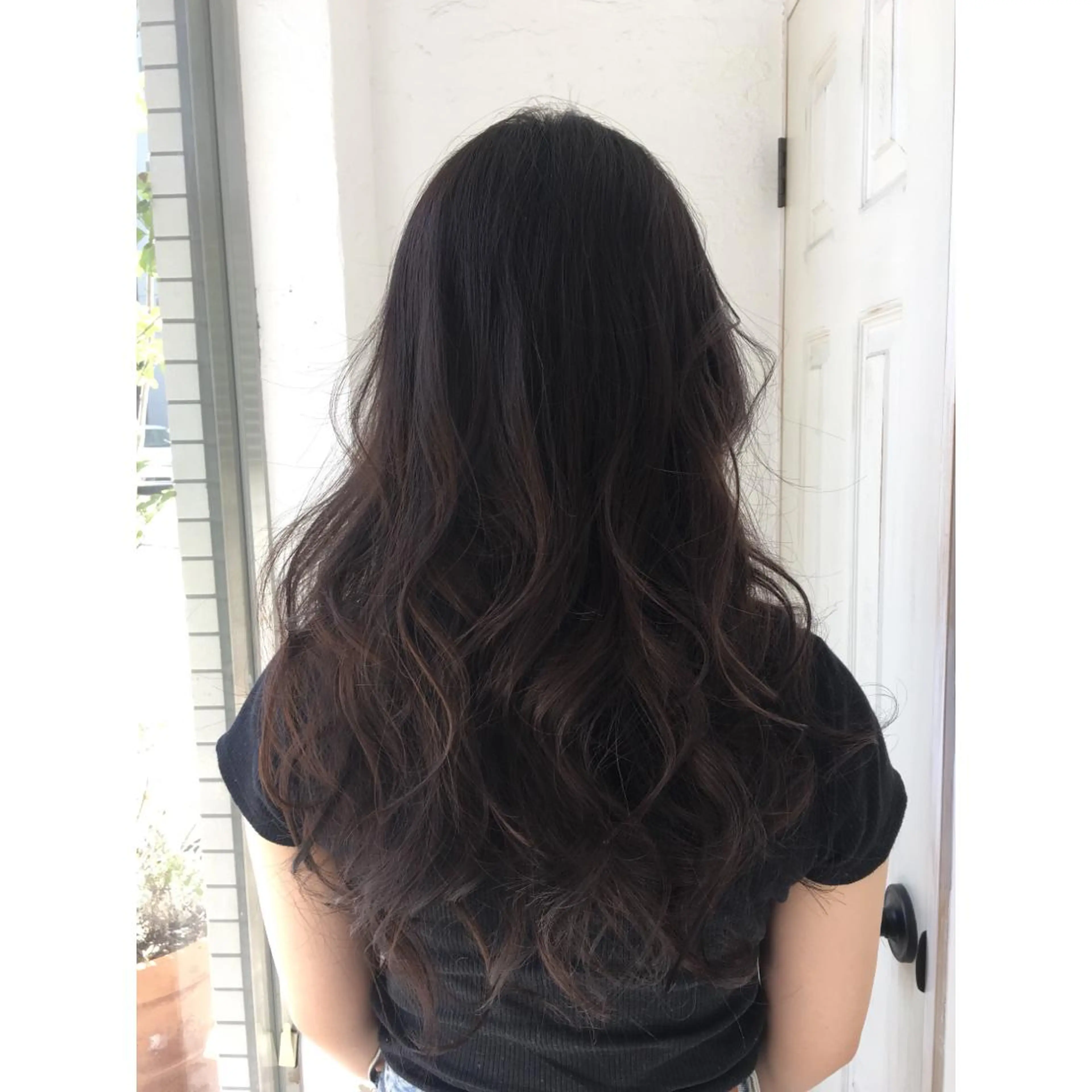 ロング カラー fio マナミのヘアスタイル