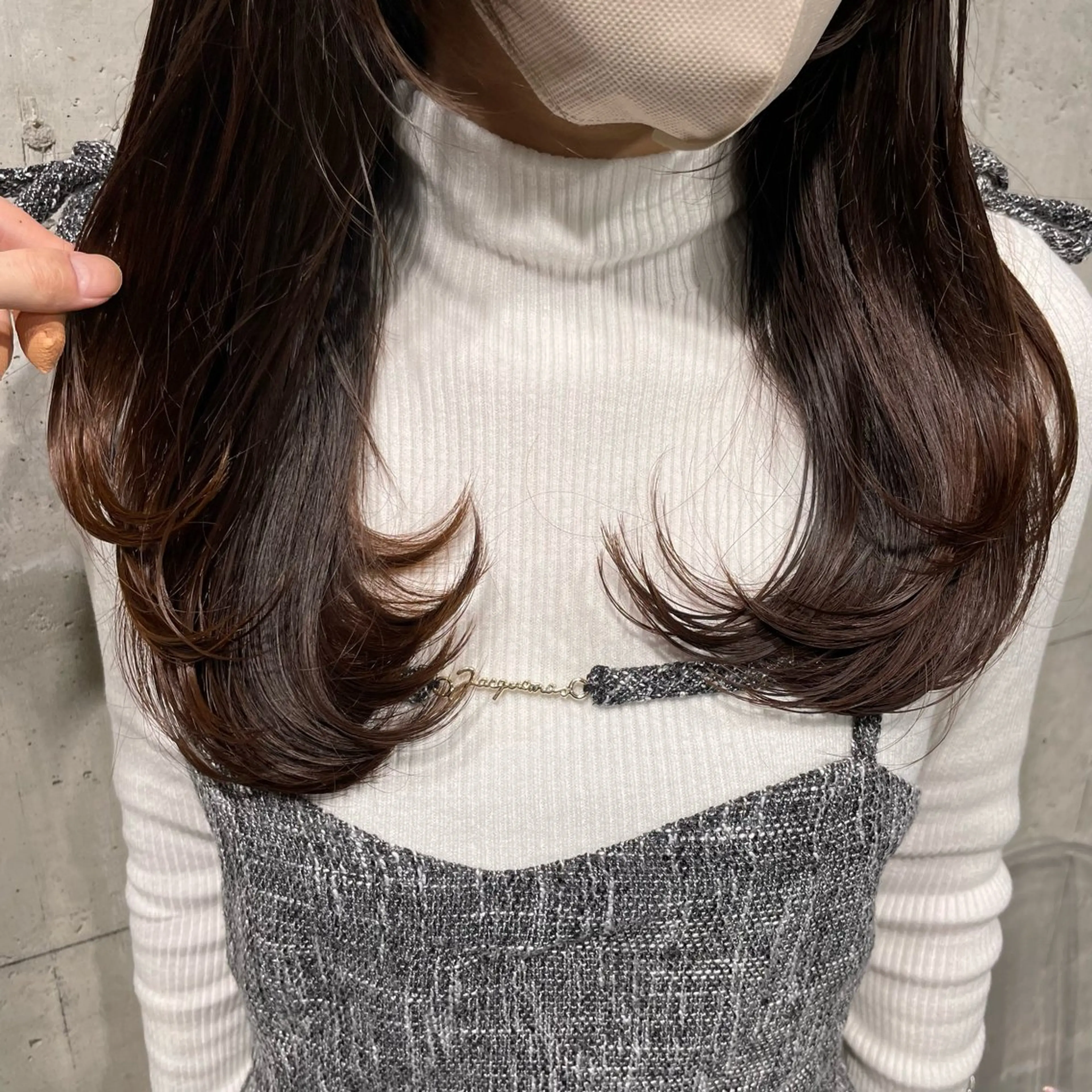 ミディアム 💎髪質改善縮毛矯正 SHU💎のヘアスタイル