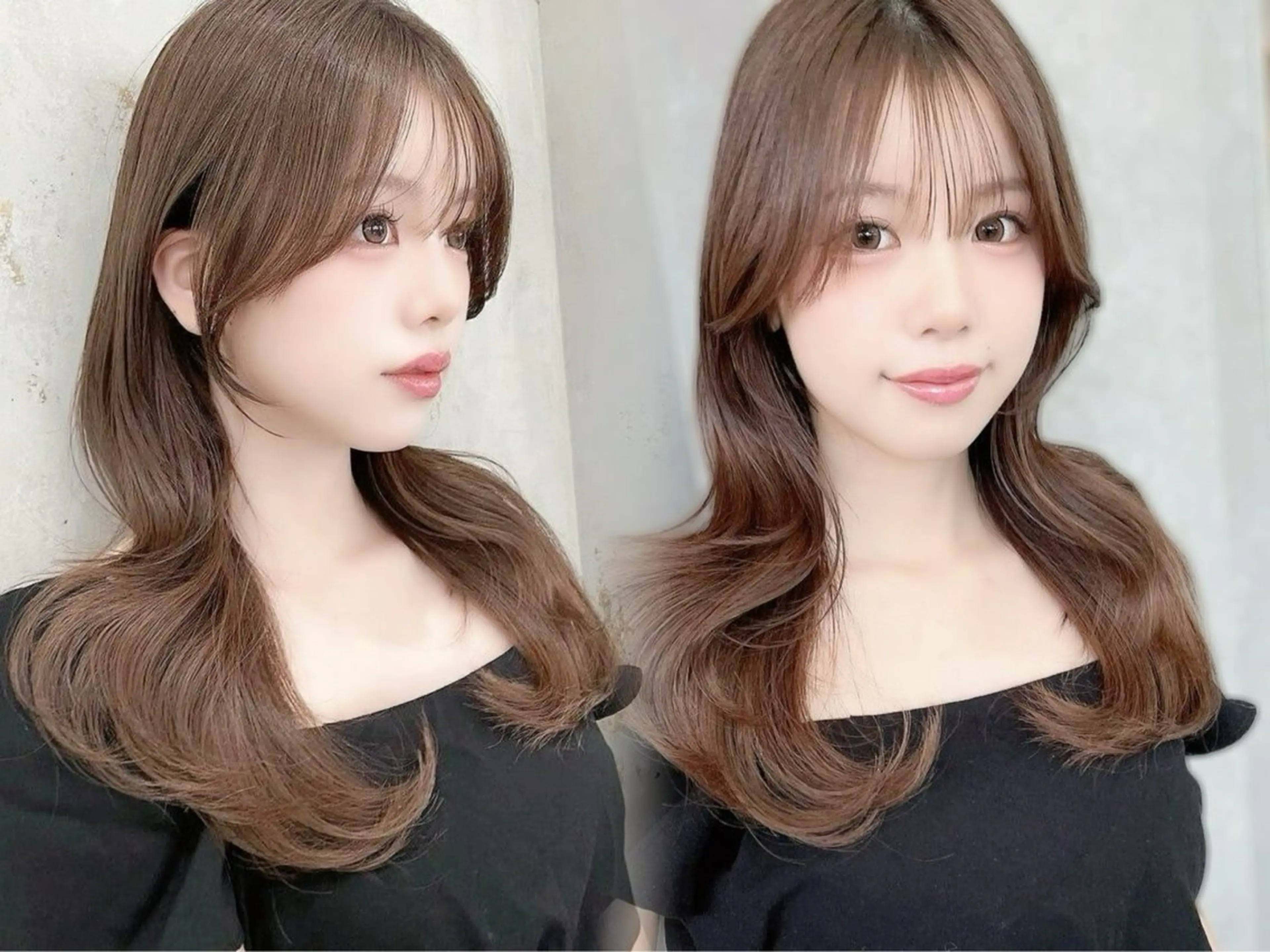 ロング カラー 髪質改善 韓国風ヘア レイヤーカット トリートメント カット ヘアカラー トリートメント 髪質改善✨縮毛矯正 ショートボブ/ともきのヘアスタイル