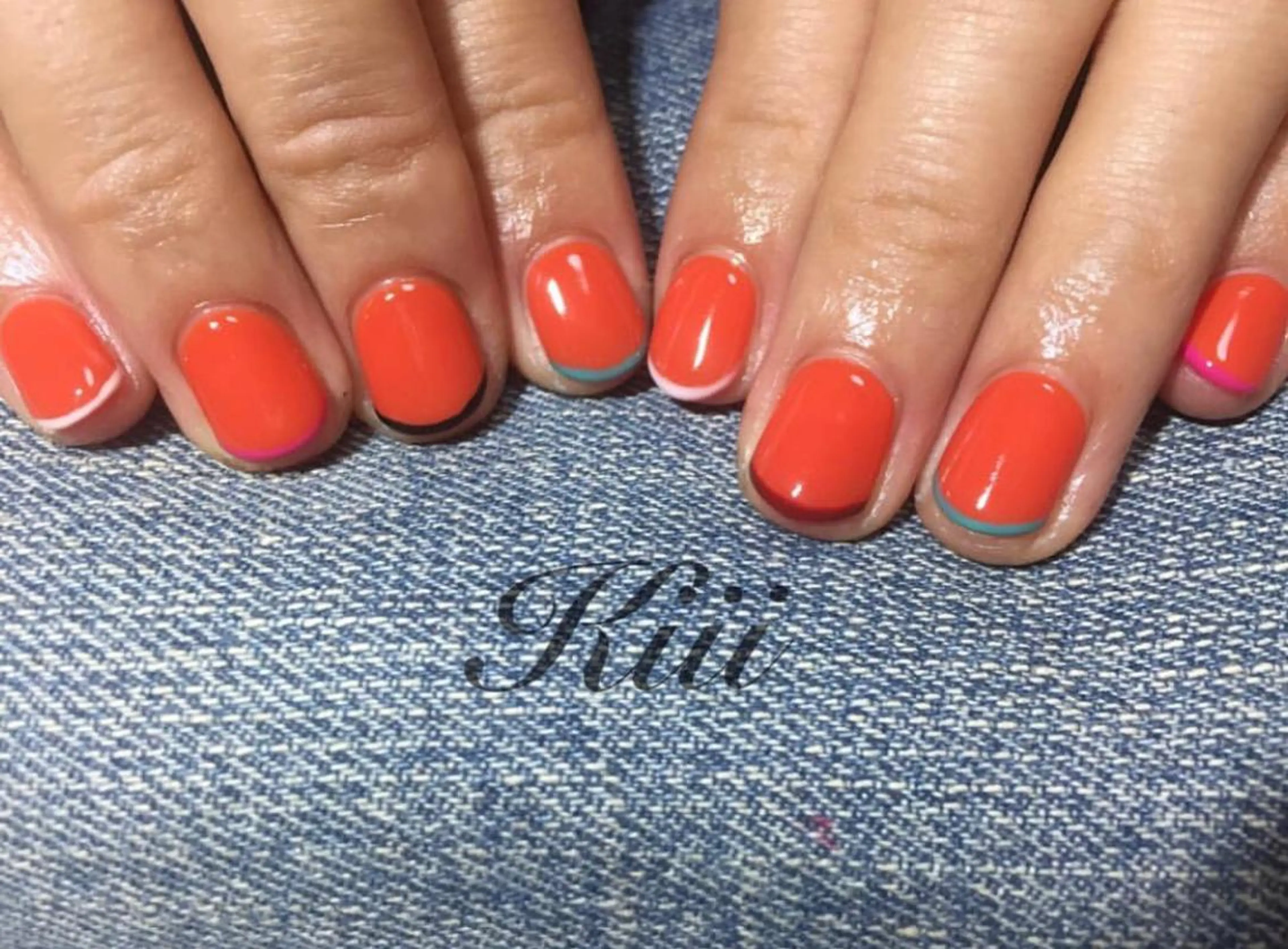 ネイル ハンドネイル フットネイル kiii.__ ✴︎*のネイルデザイン