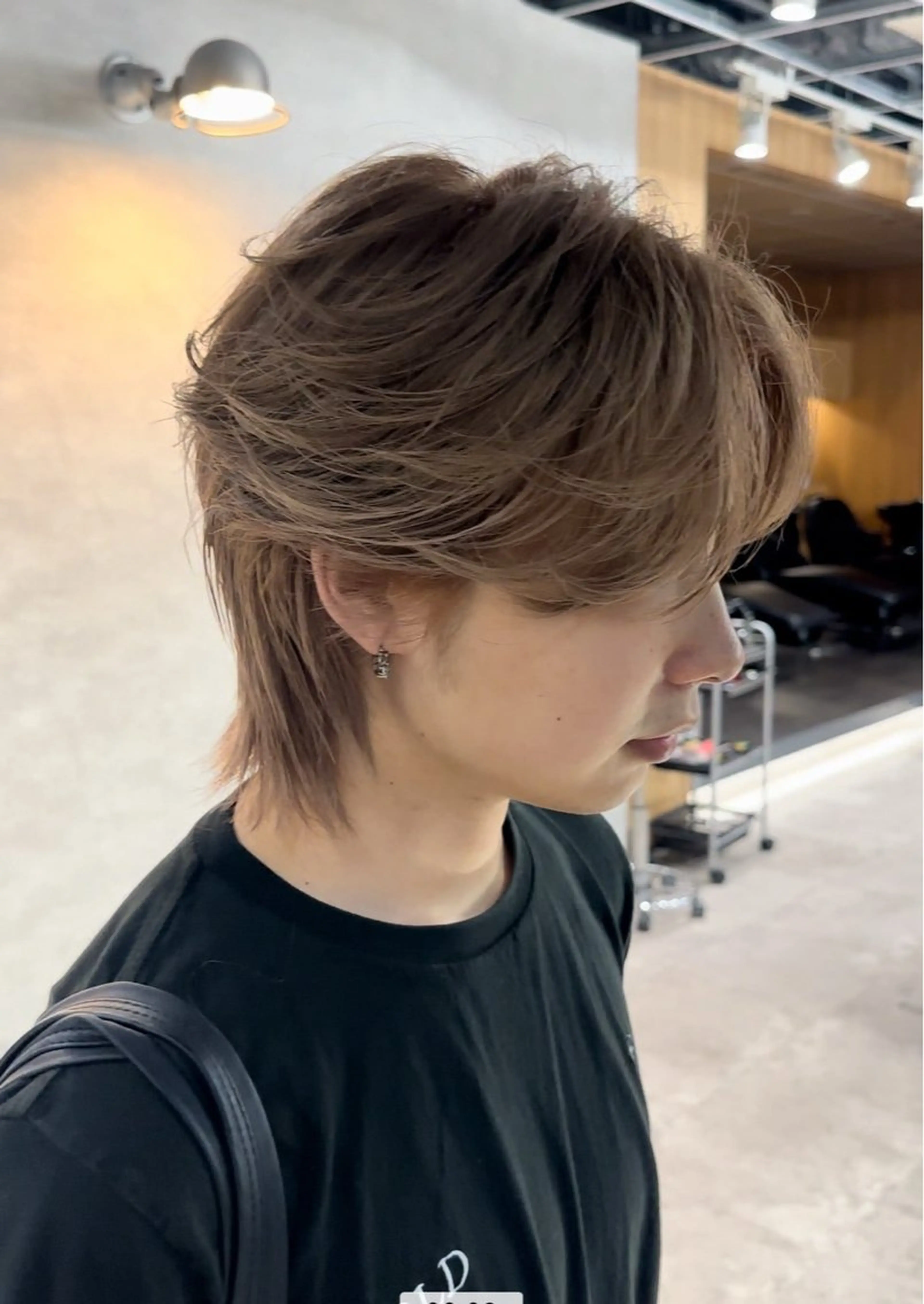 ショート カラー メンズ メンズウルフカット ウルフカット トレンド🔥メンズ 特化⚡️網野裕希のヘアスタイル