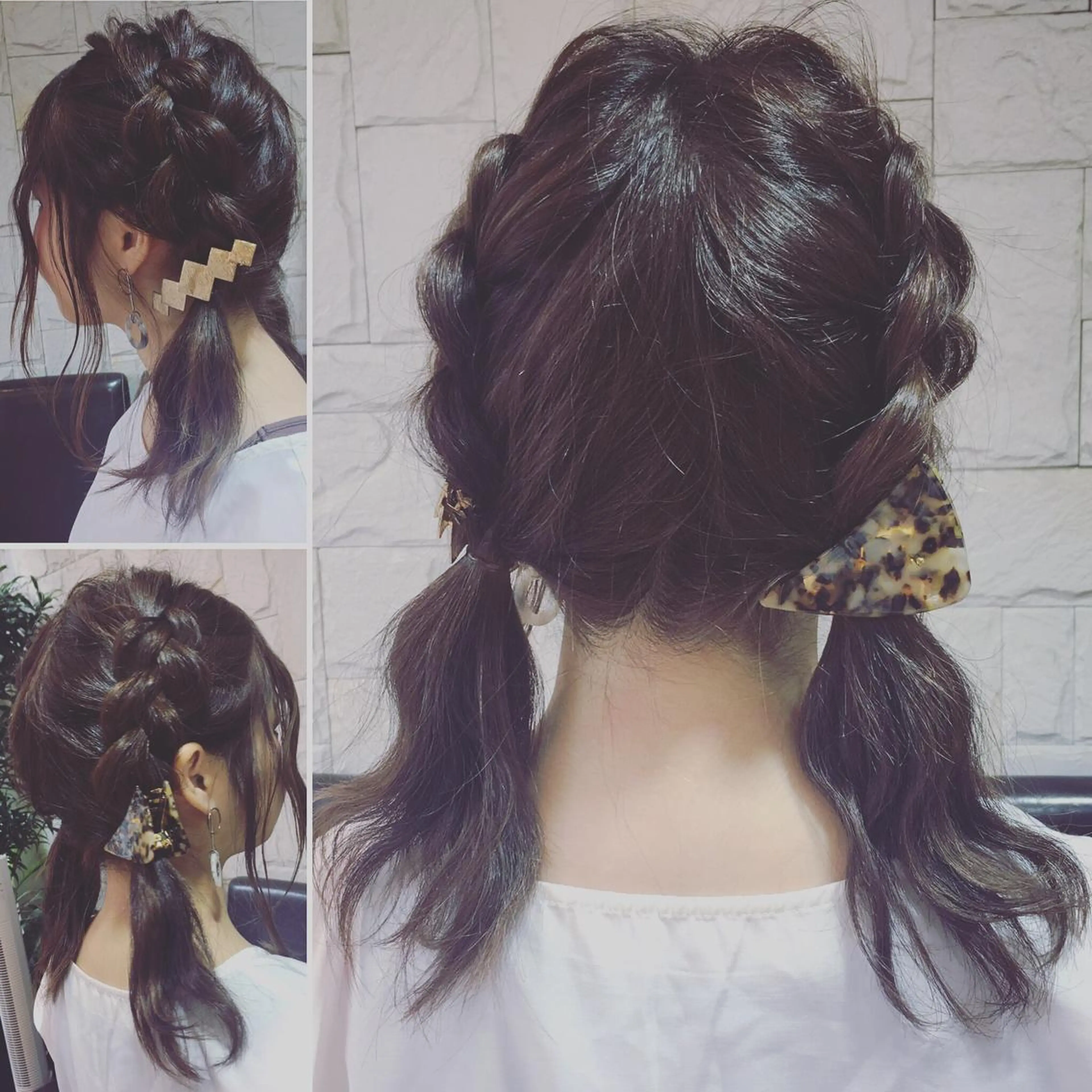 ミディアム ヘアアレンジ ツインテール ✨🌿大人可愛い愛さ れhair🌿✨松本のヘアスタイル