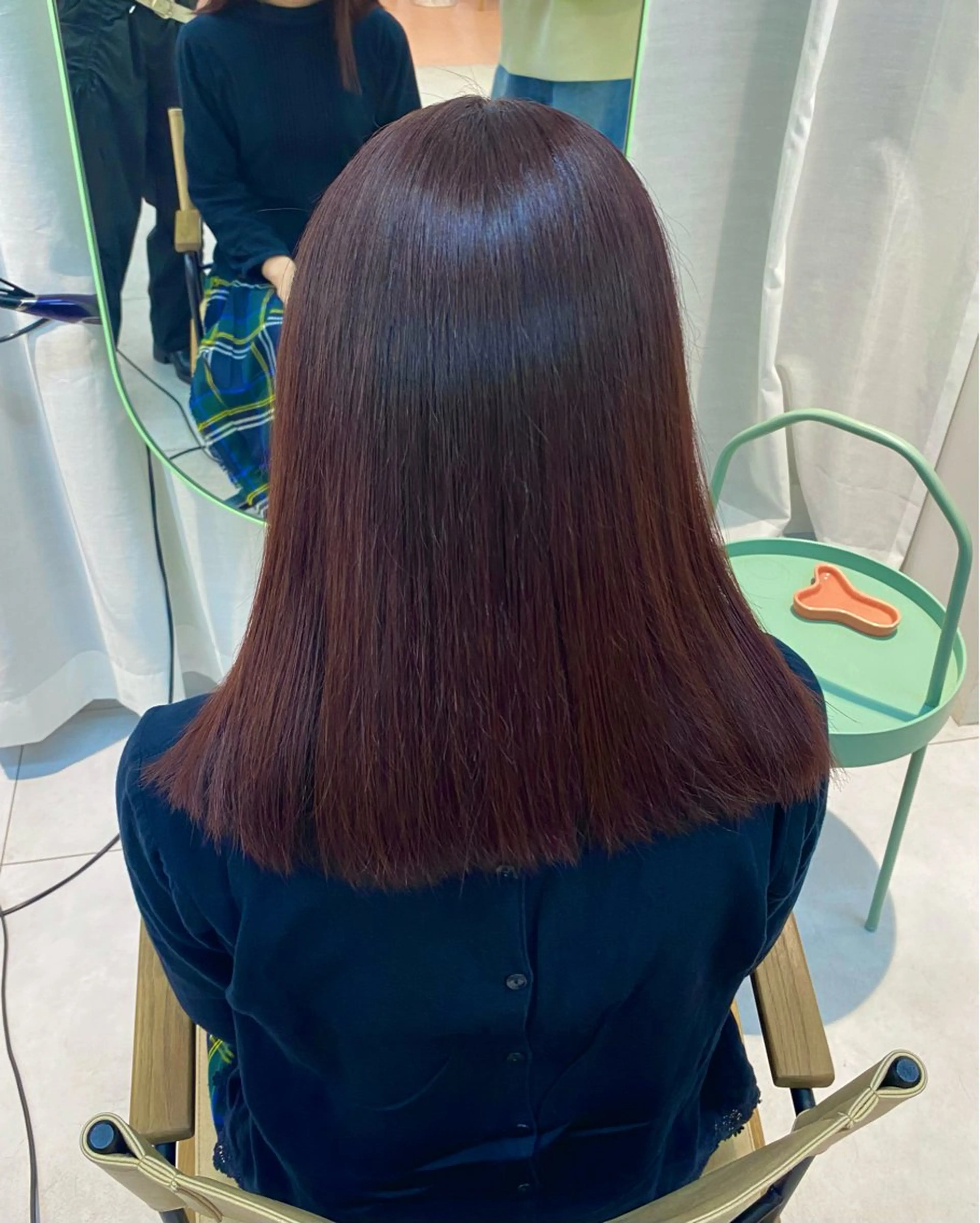 セミロング カラー ブラウンカラー mite hikariのヘアスタイル