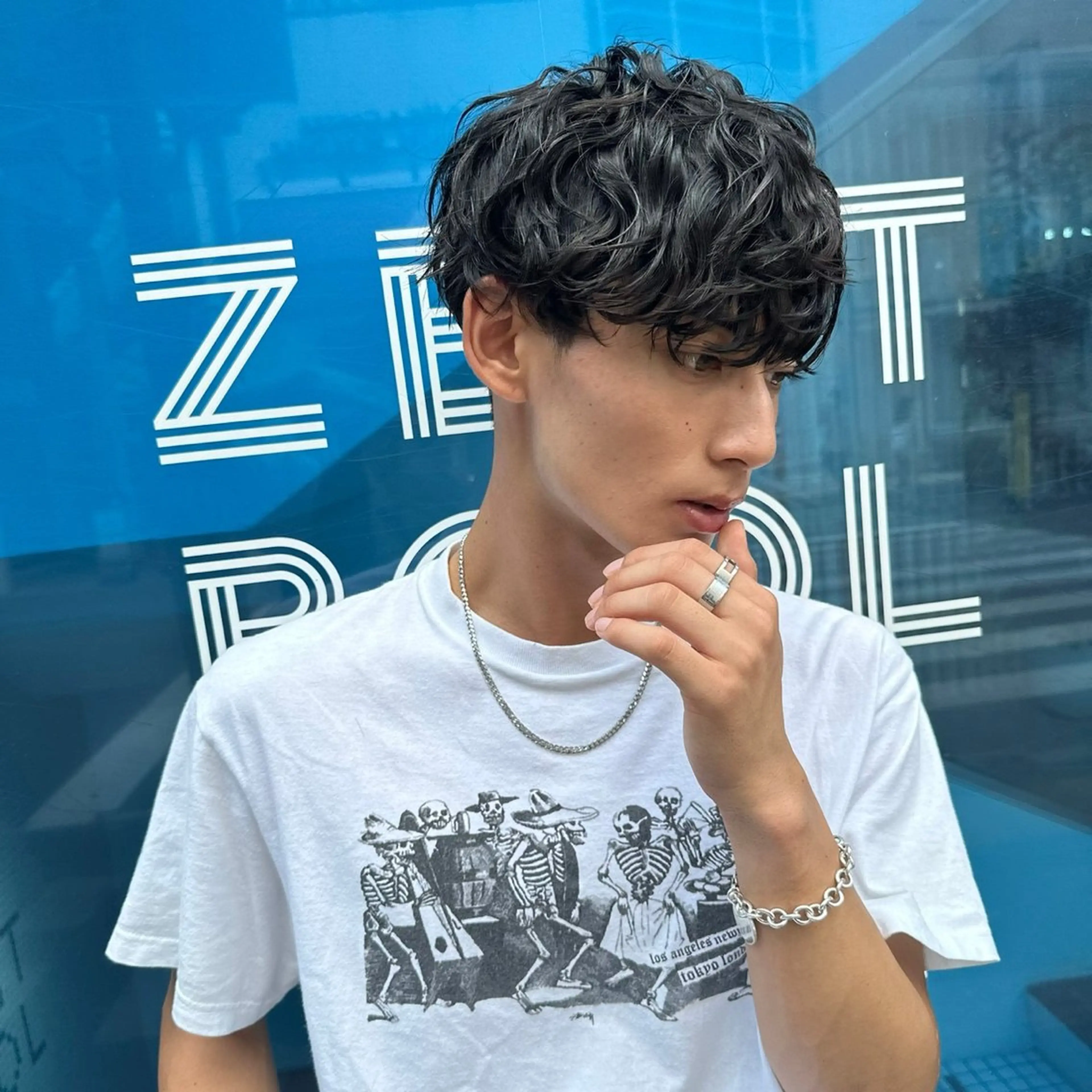 パーマ メンズ メンズパーマ カット パーマ メンズパーマ/韓国 ヘア/Mino🤍のヘアスタイル