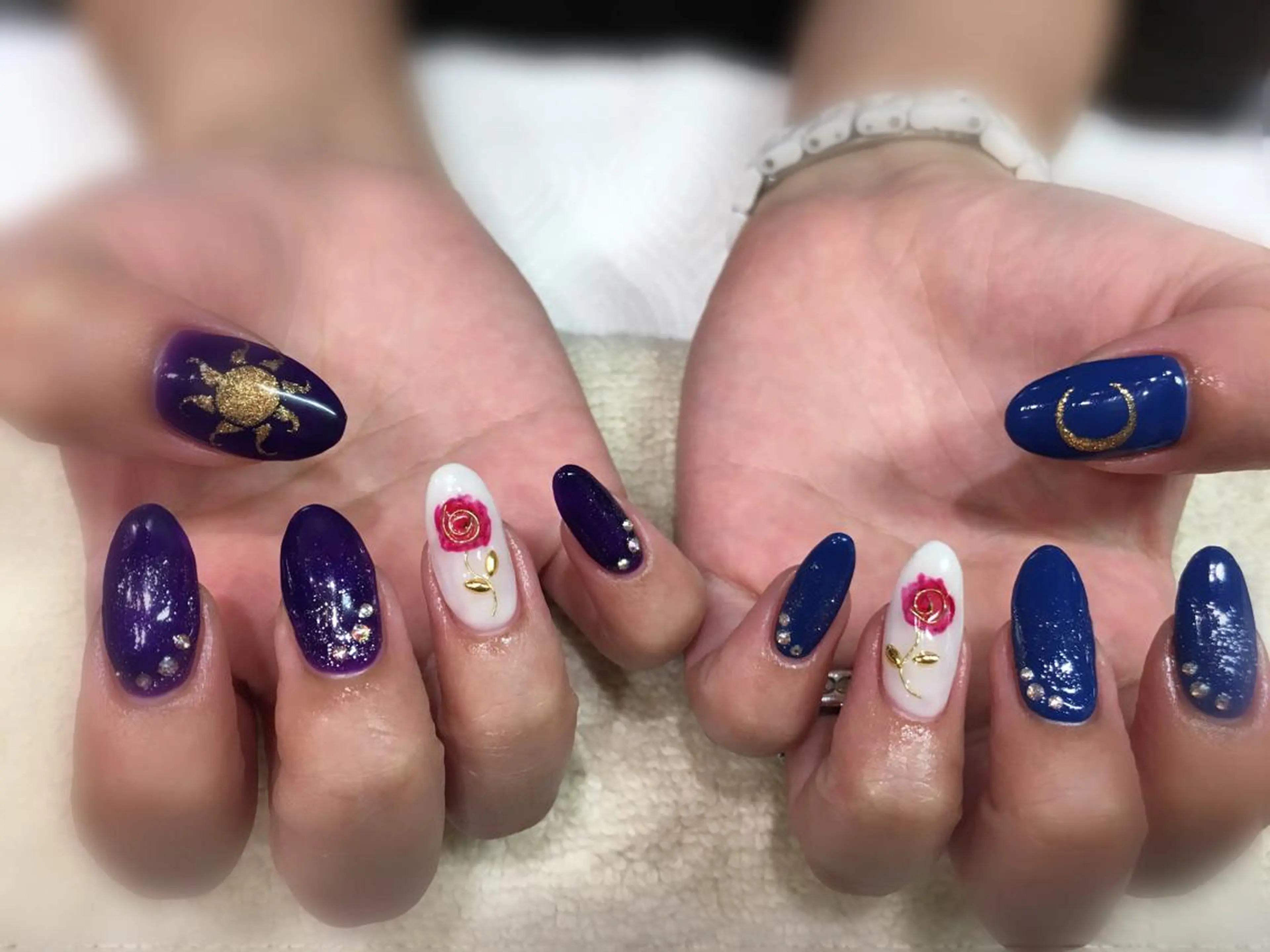 ネイル 持ち込み 下重 舞のネイルデザイン