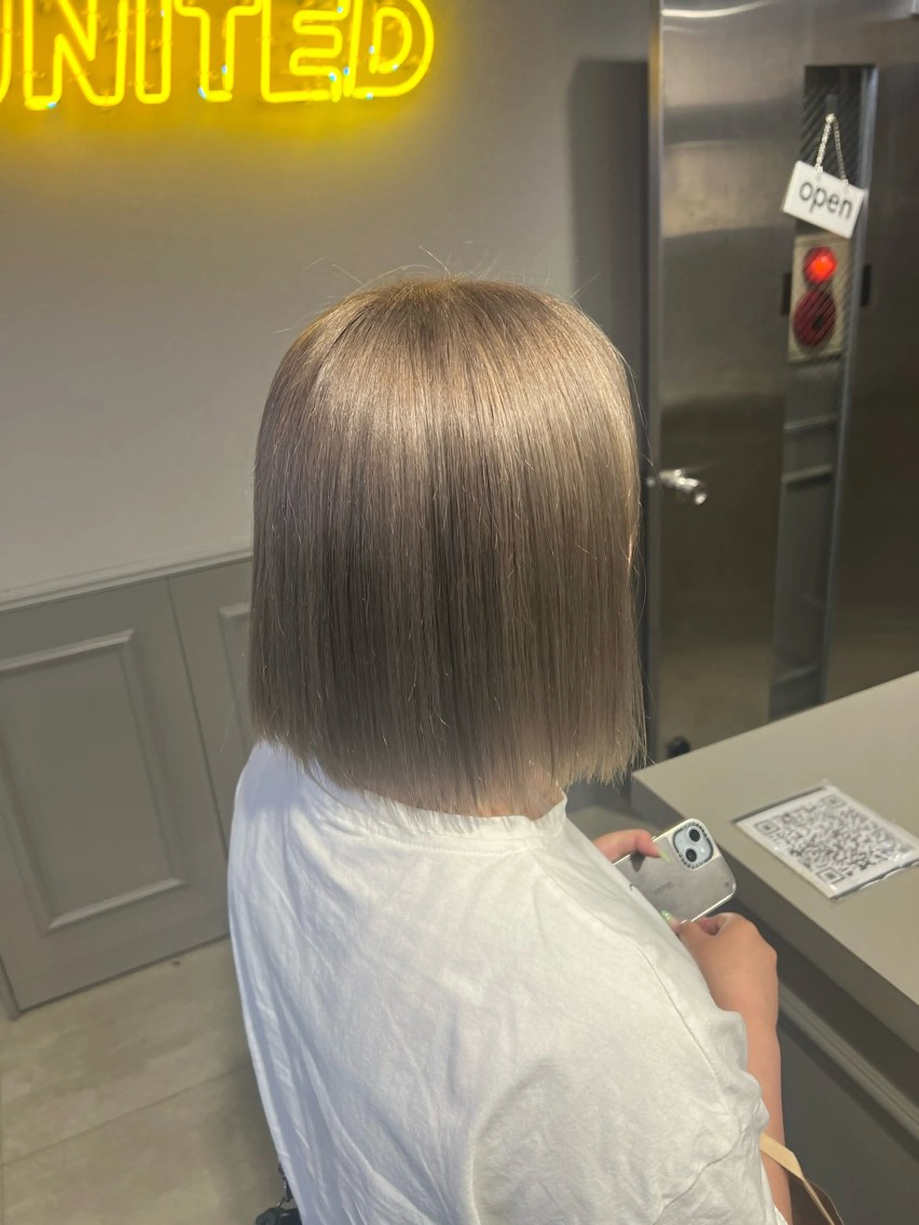 ミディアム カラー ヘアカラー 韓国レイヤーカット /REIのヘアスタイル