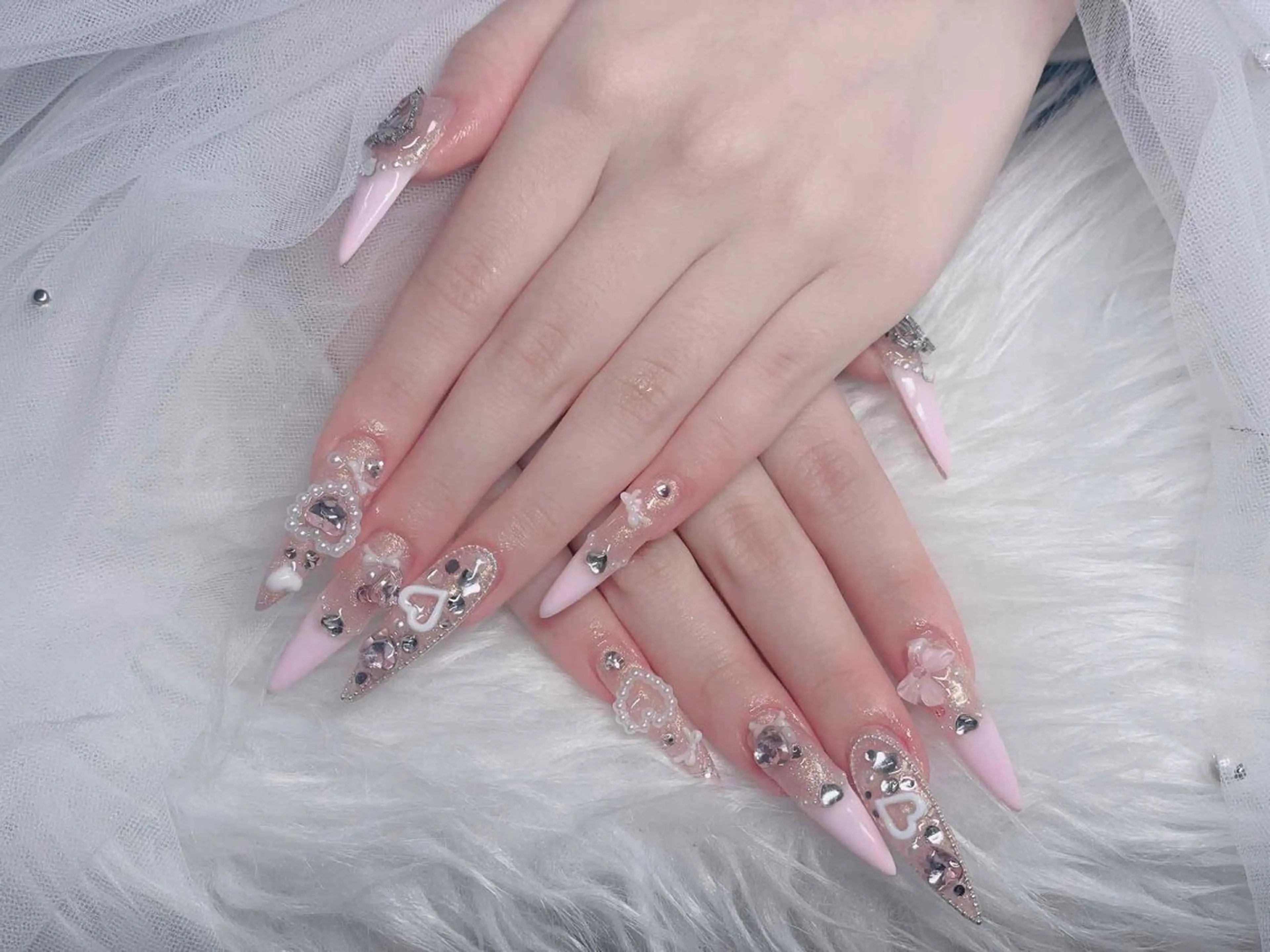 ネイル フレンチネイル ジェルネイル ハロウィン 韓国ネイル マグネットネイル ハンドネイル Hbaby nailのネイルデザイン