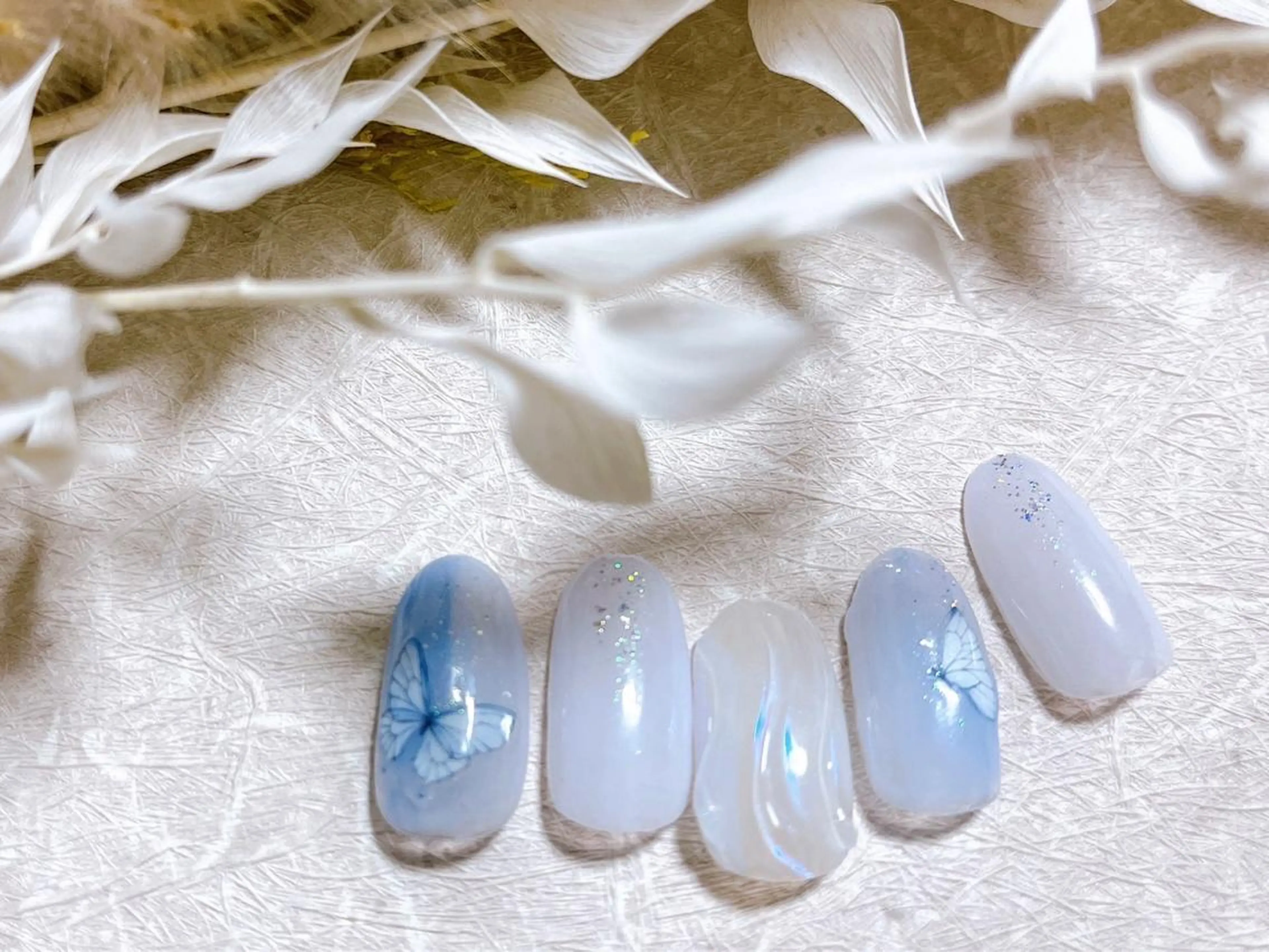 ネイル フットネイル フレンチネイル ジェルネイル ハート 韓国ネイル Mogu nail 二子玉川のネイルデザイン