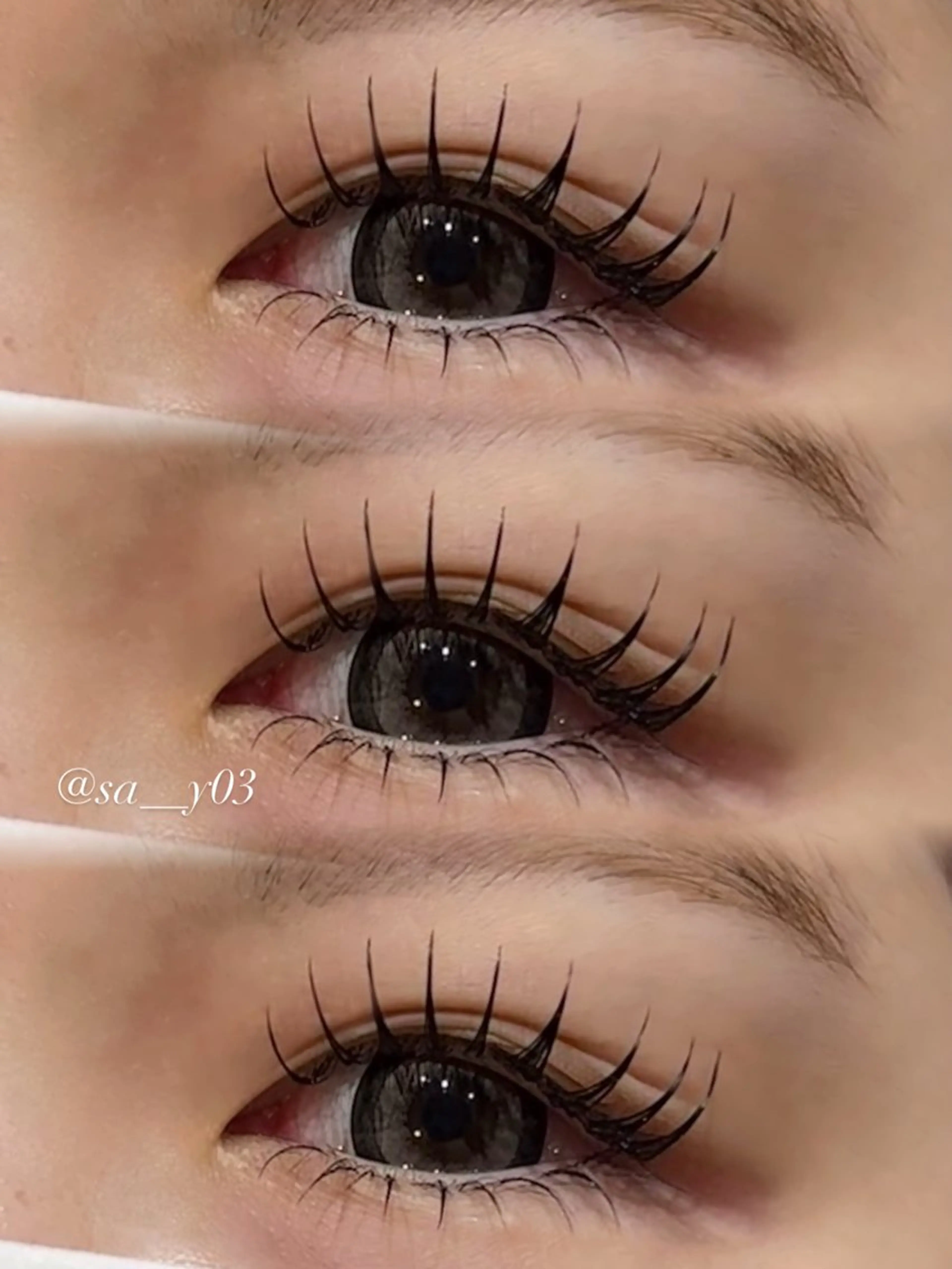 マツエク・マツパ BOOBEE eyelash所属・山下 紗采のマツエク・マツパデザイン