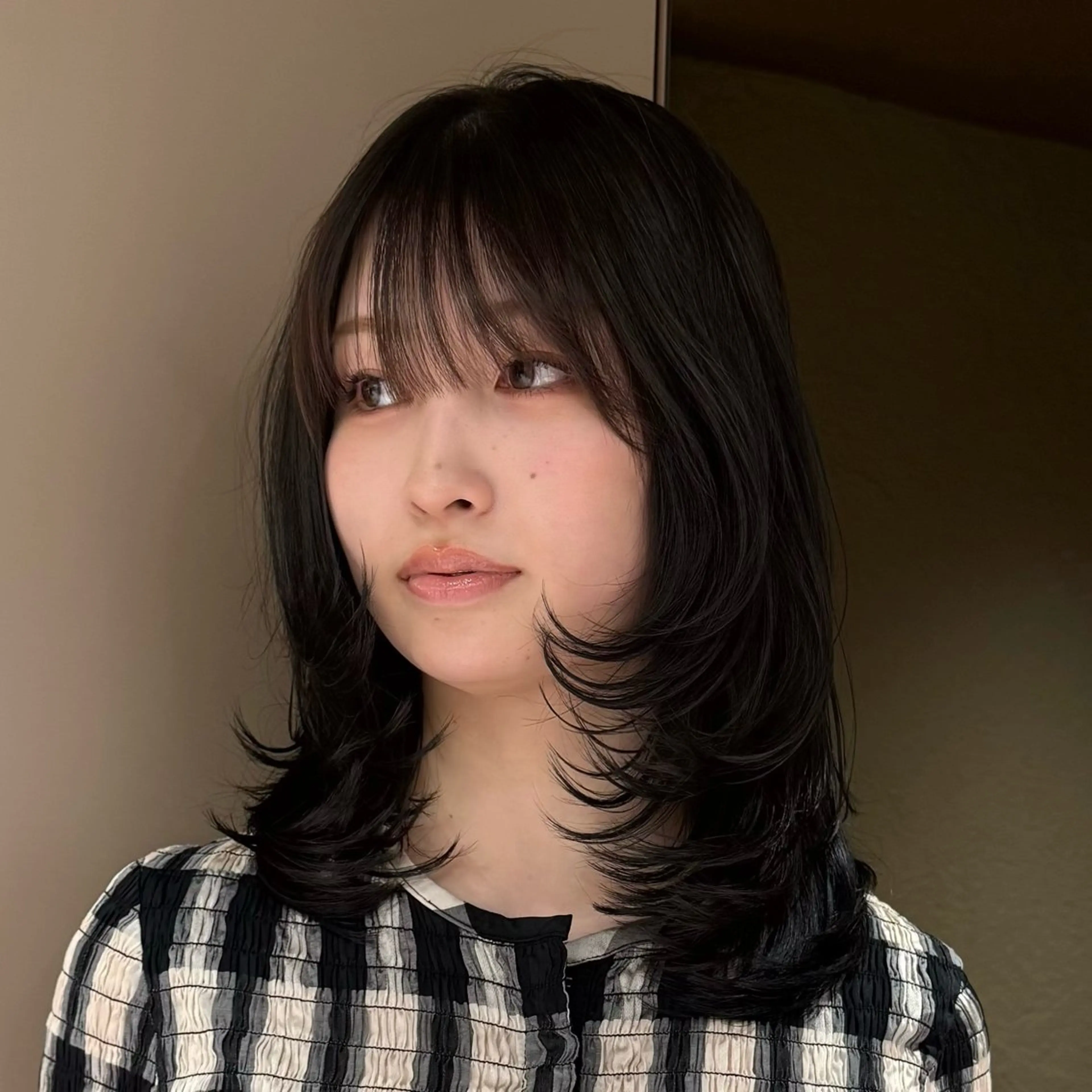 ミディアム カラー パーマ カット トリートメント ヘッドスパ maison mile所属・maisonmile Akariのヘアスタイル