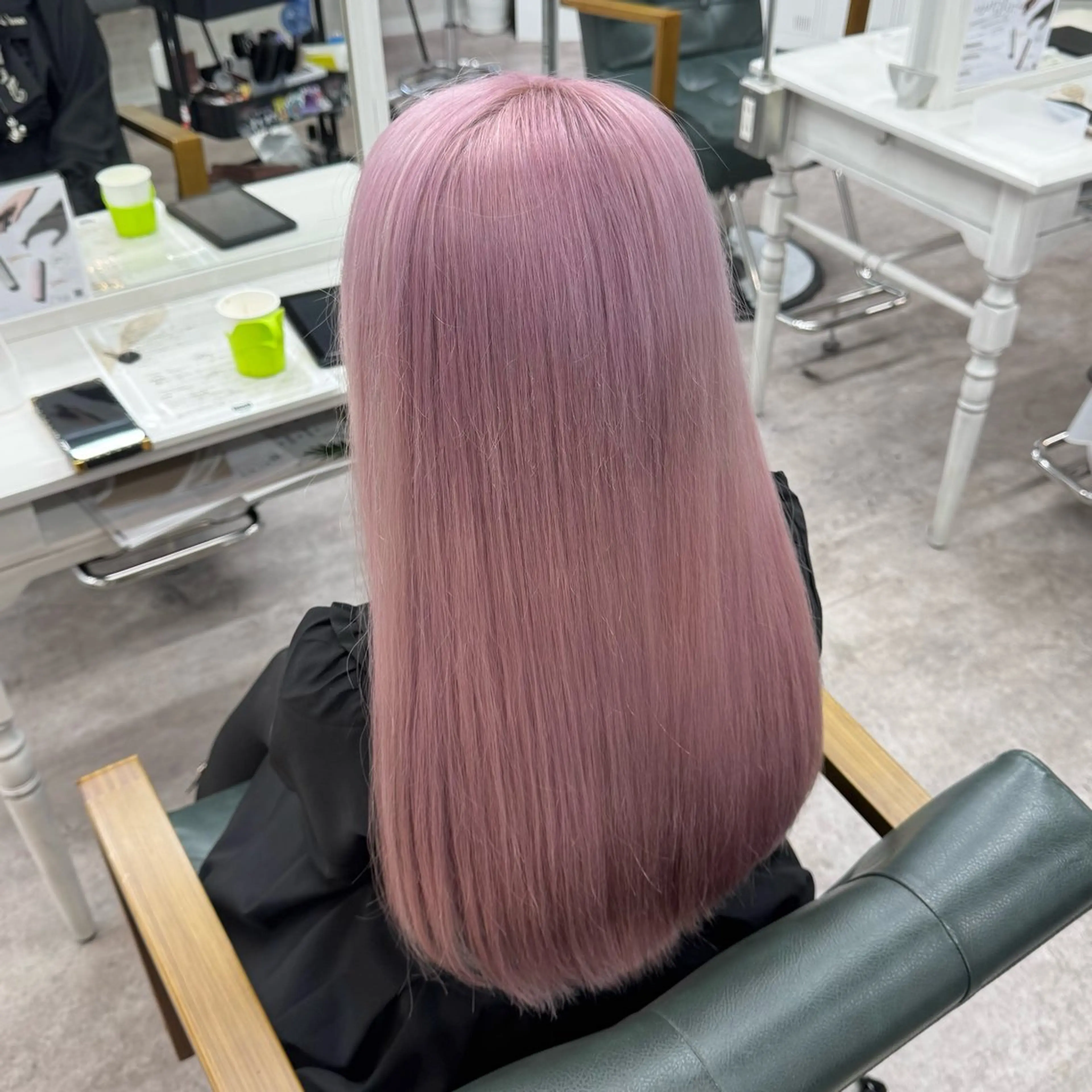 ロング カラー ヘアカラー JUNSHIN🦋 ヘアセット／カラーのヘアスタイル