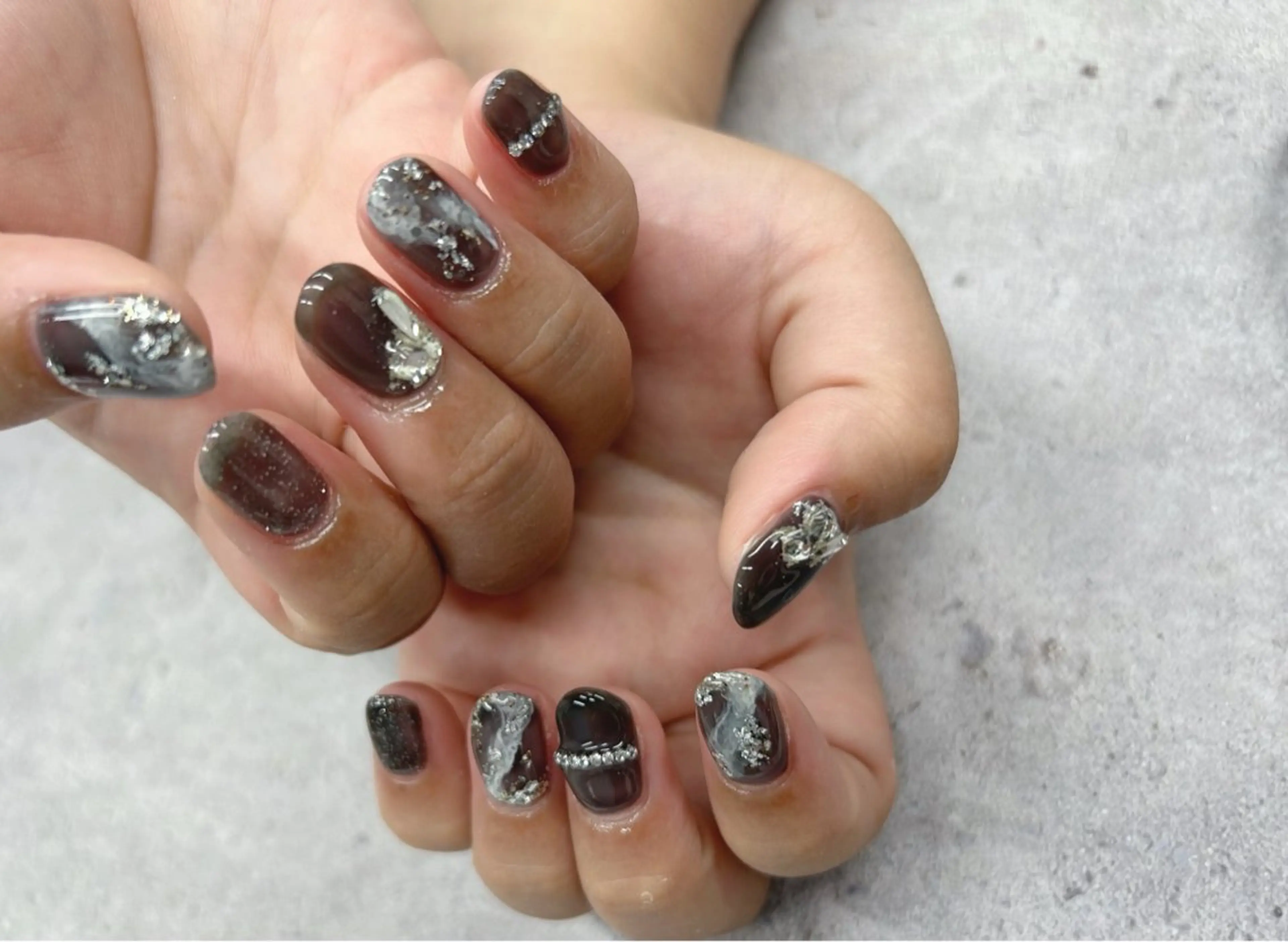 ネイル ニュアンスネイル ハンドネイル Nail Salon agré所属・agré ネイルサロン　アグレのネイルデザイン