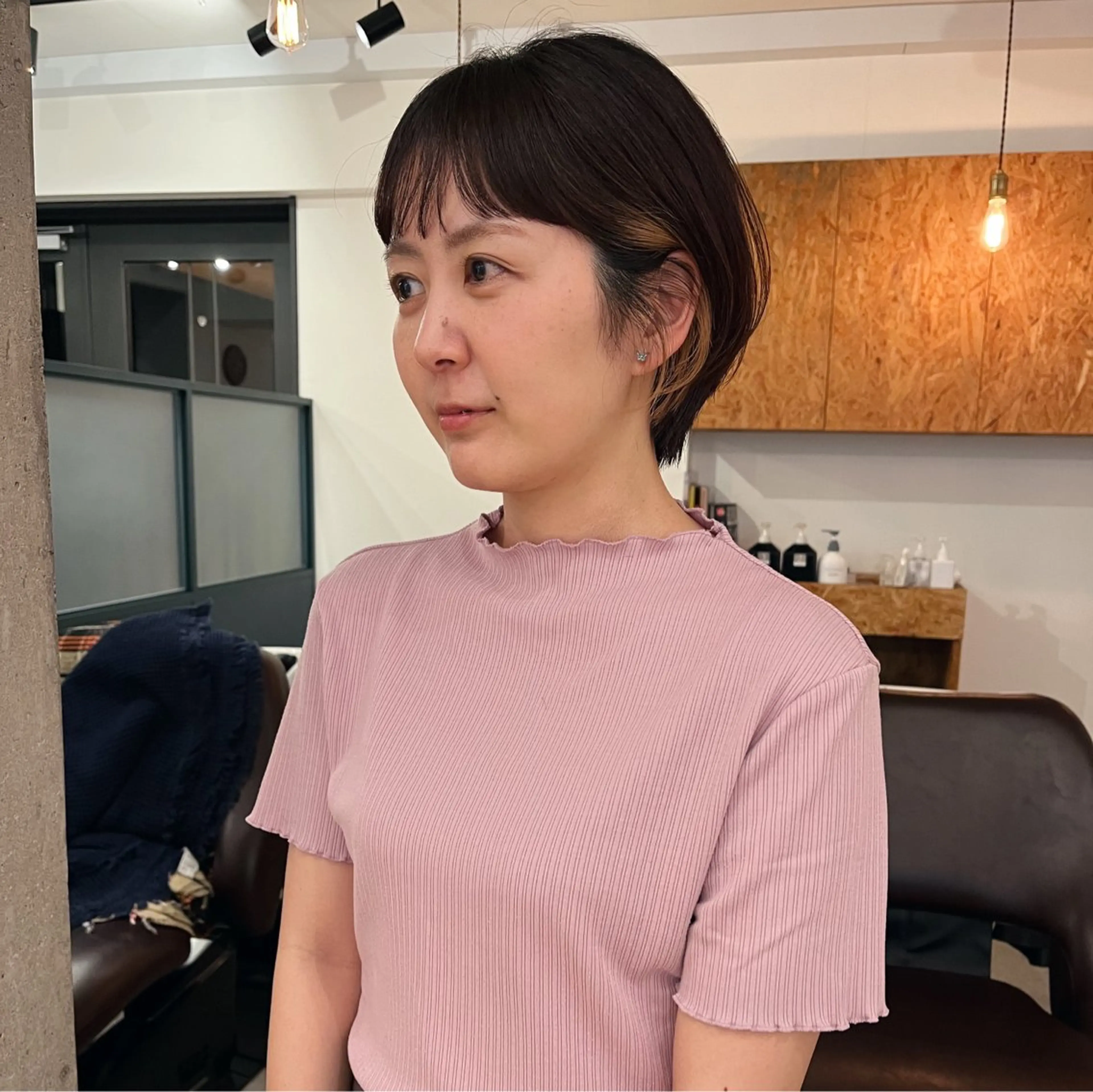 ショート ショートヘア 暖色/パーマ 🌼クニトウメイのヘアスタイル