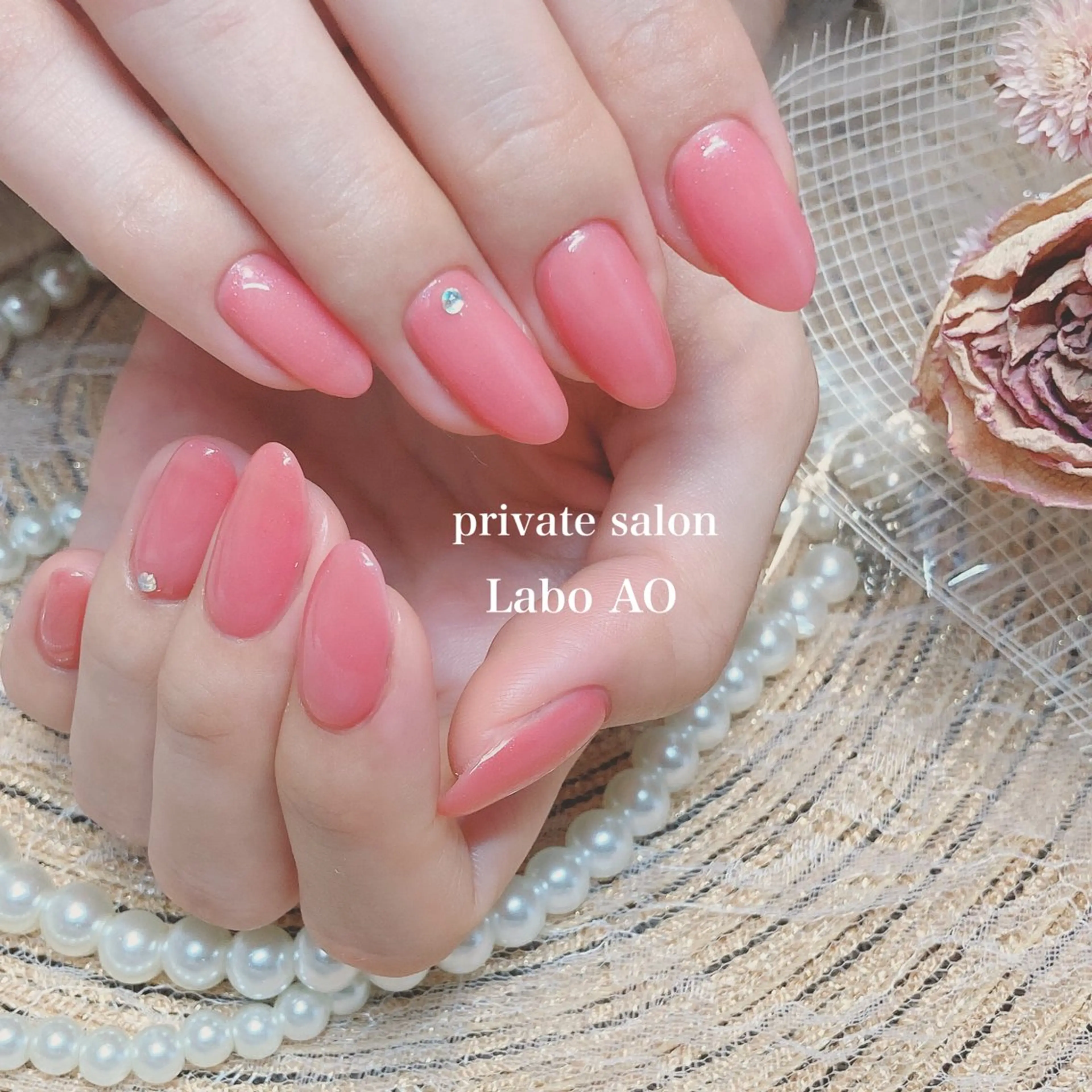 ネイル ハンドネイル あおやま りえのマツエク・マツパデザイン