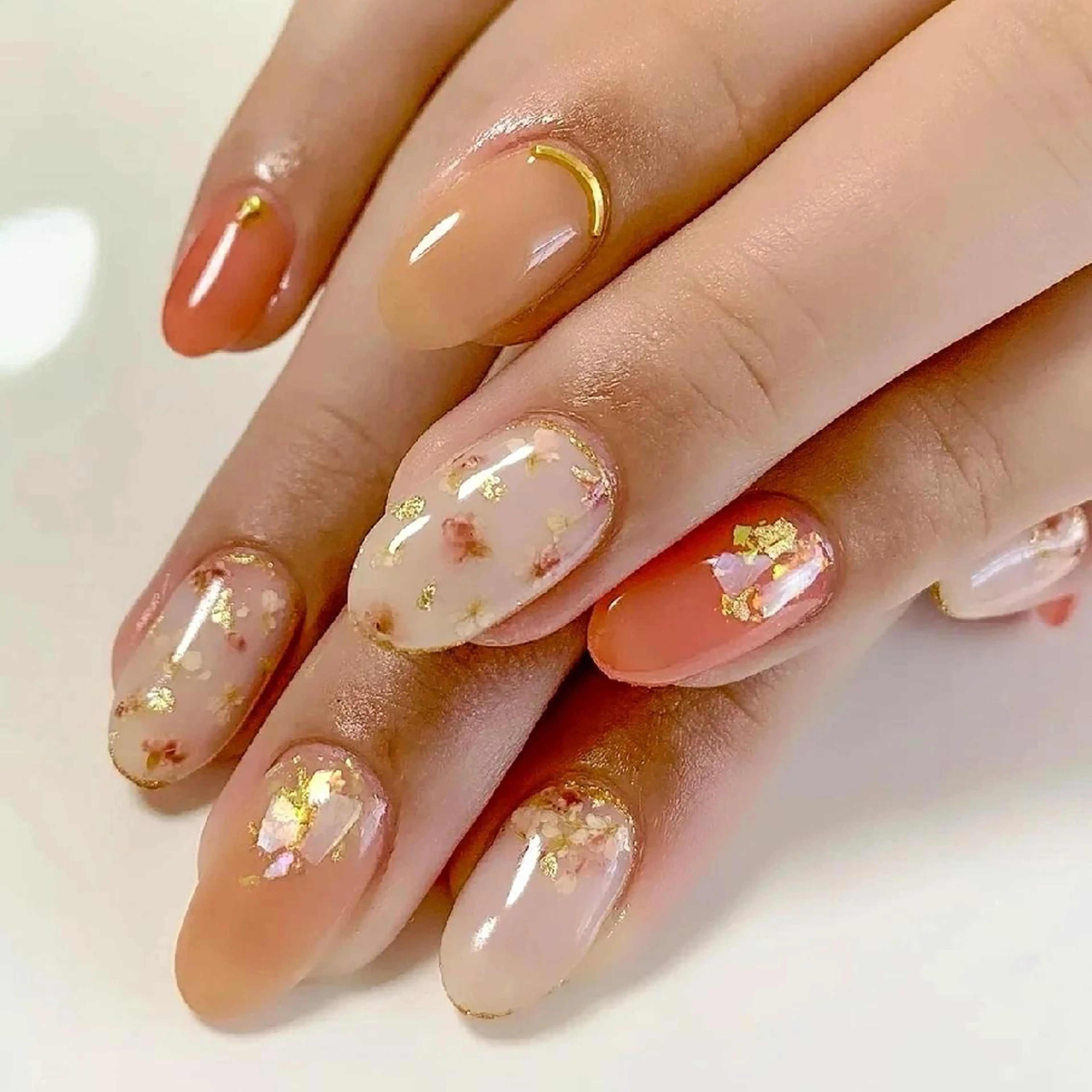 ネイル ジェルネイル パラジェル 春ネイル ハンドネイル ネイル&ビューティーAddict所属・ネイルサロン Addictのネイルデザイン