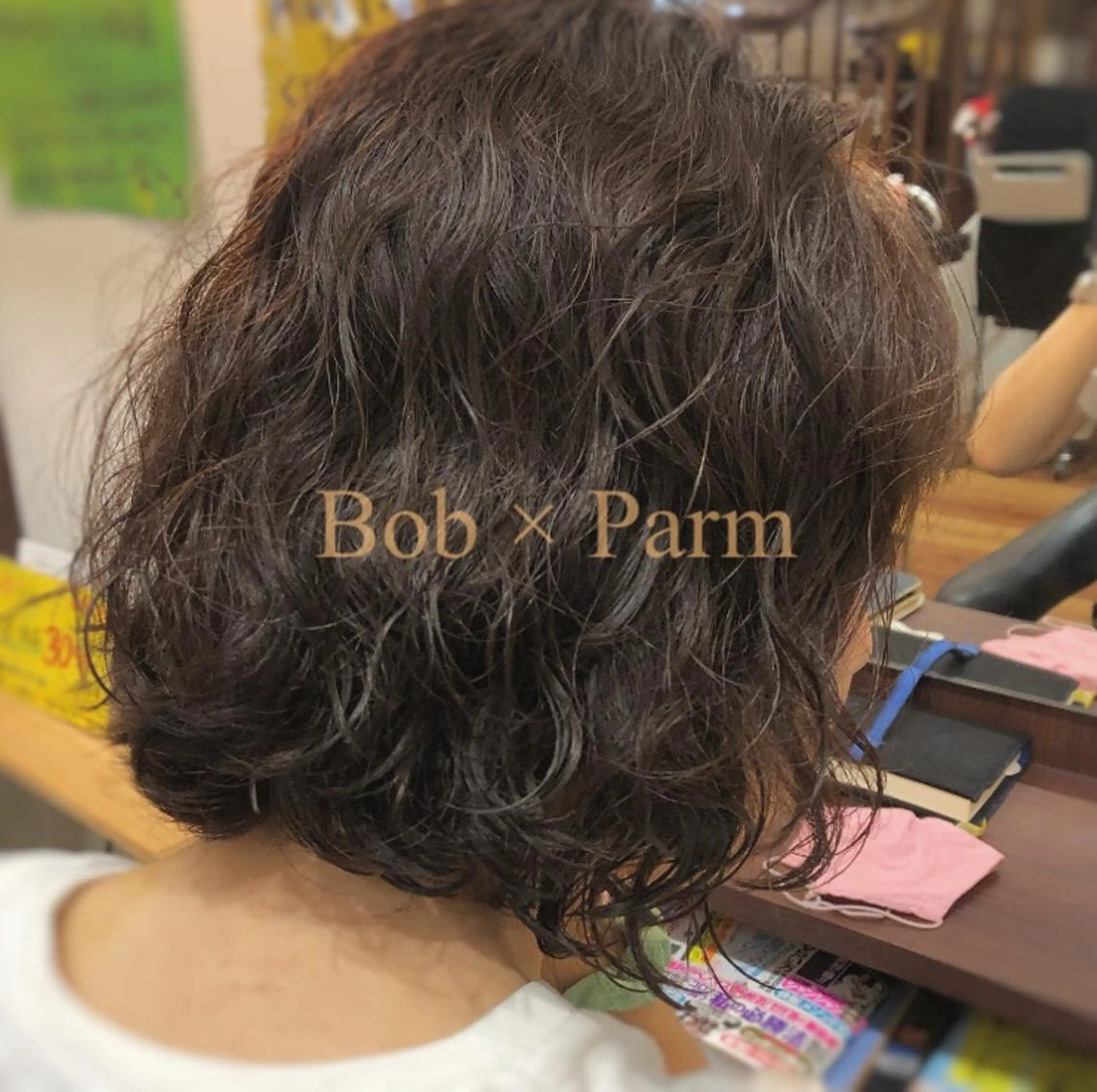 ミディアム カラー パーマ MOLLA 浅香山店所属・谷口ゆめ/縮毛矯正/ 大人女子/眉ワックスのヘアスタイル