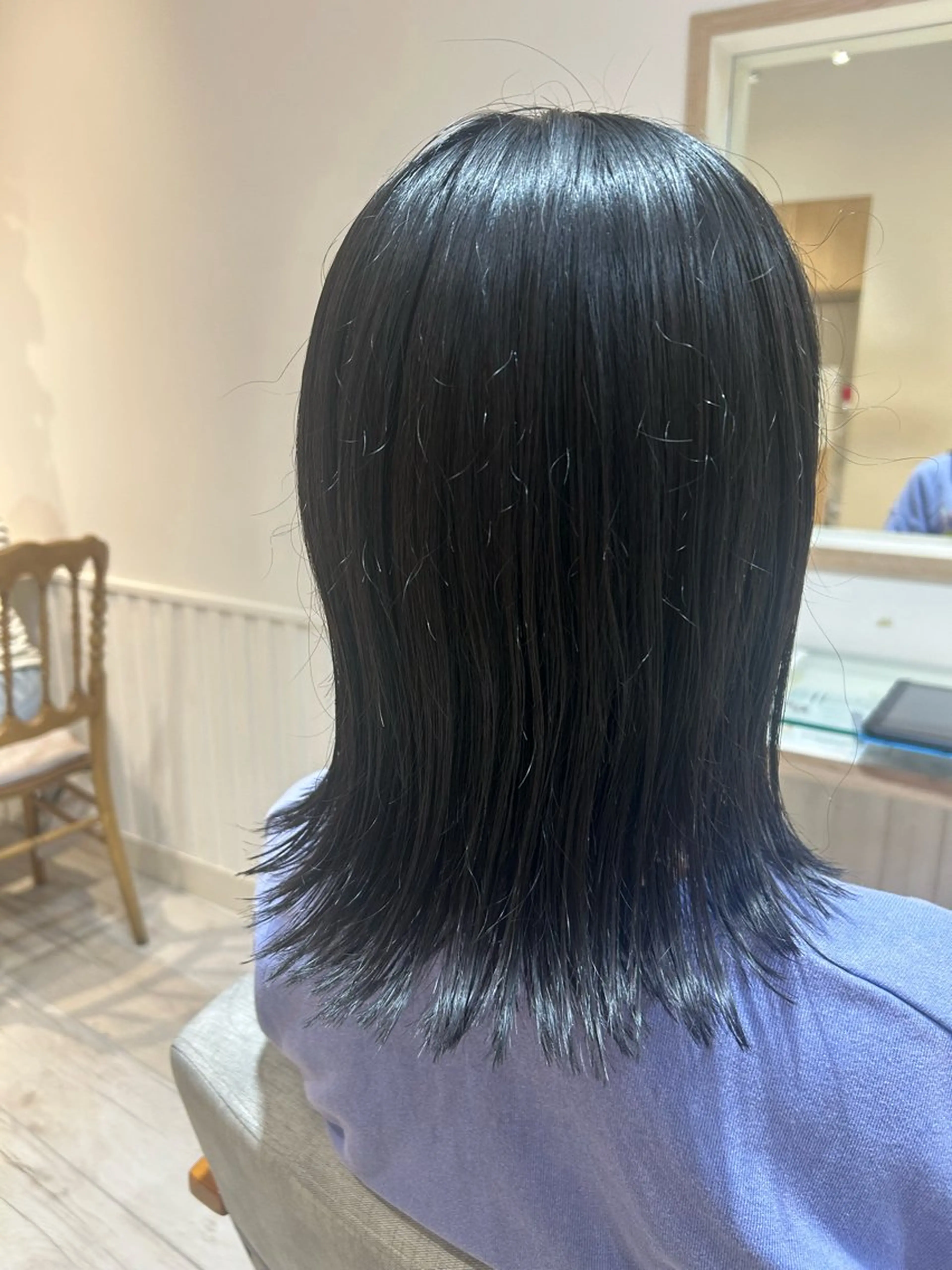 【 髪を伸ばし中の方に 】🐈‍⬛メンテナンスカット＋ワンカラー＋1step treatment🐈‍⬛の写真