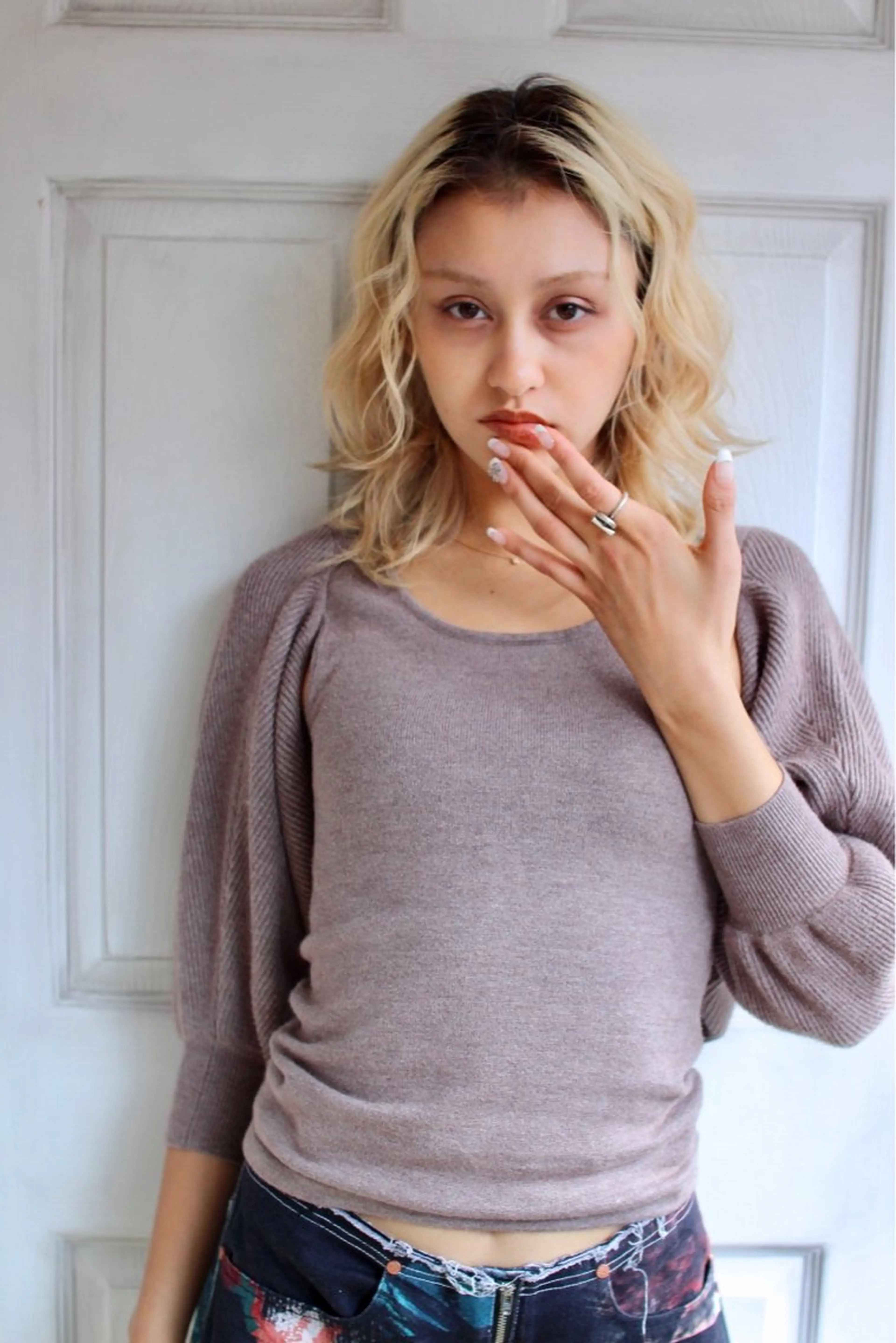 ミディアム パーマ ミディアムパーマ デジタルパーマ カット パーマ 千 田のヘアスタイル