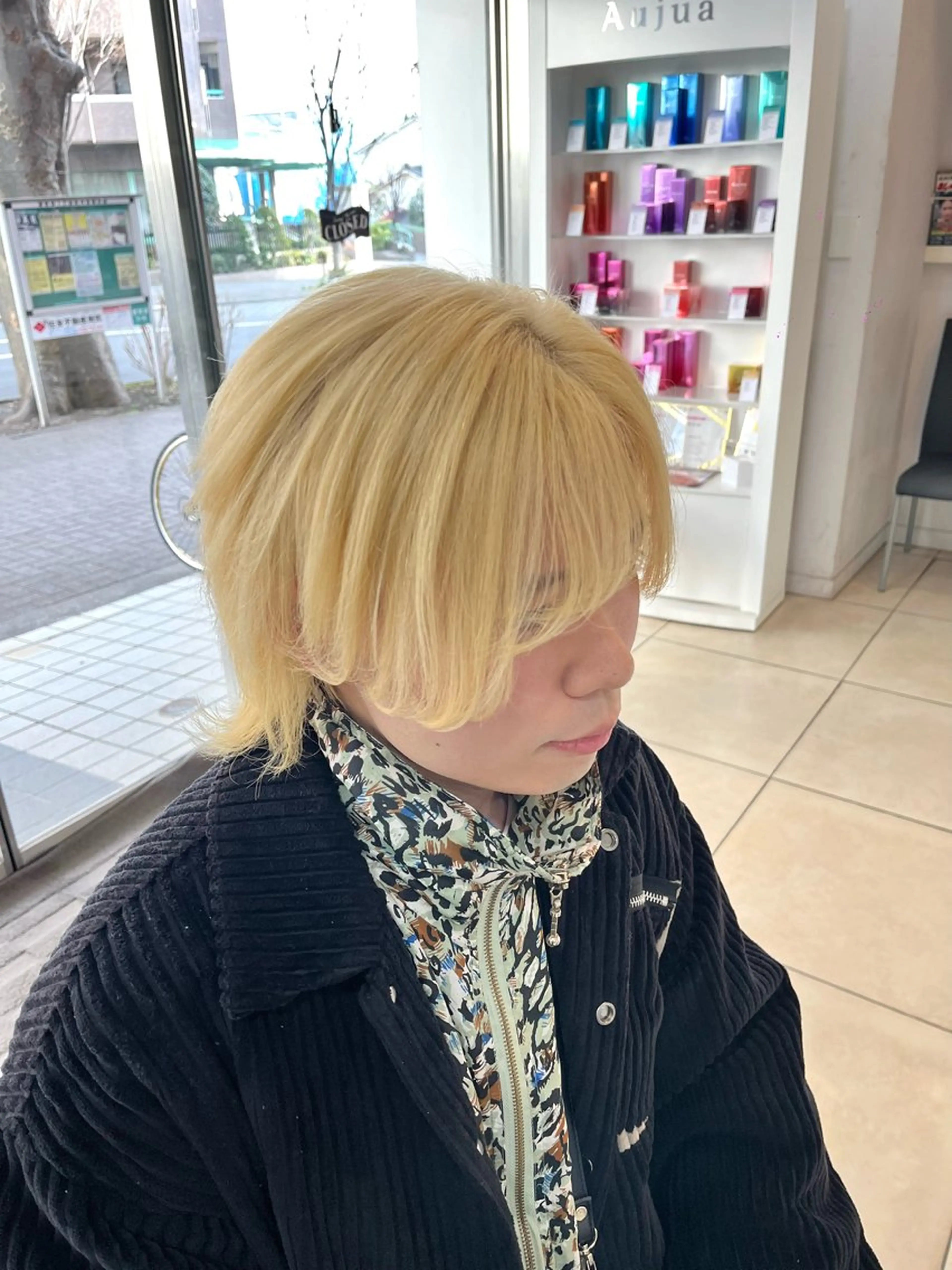 🀄カット +ブリーチ ＋ オンカラー🀄#ダブルカラー #ケアブリーチ可の写真