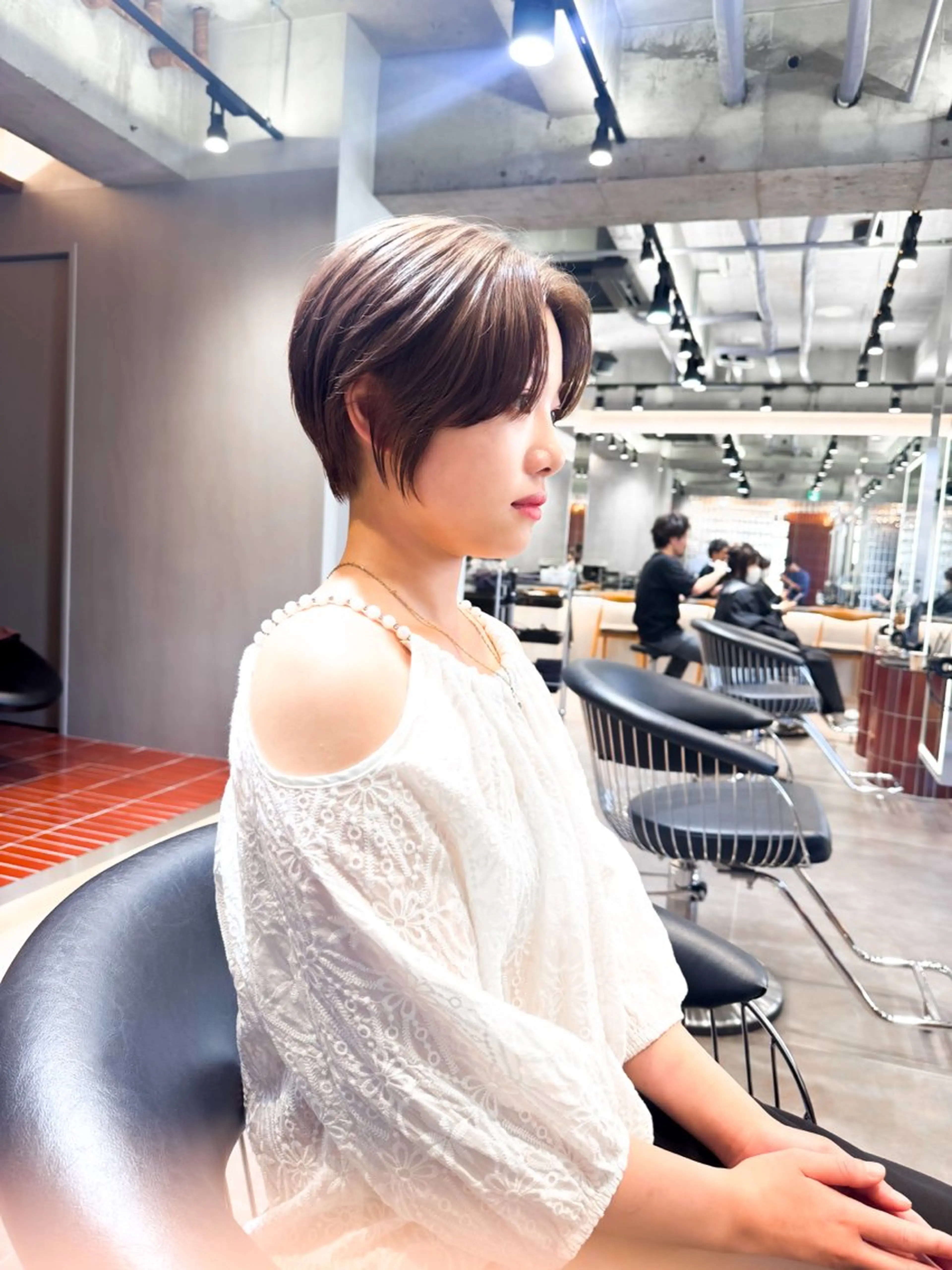 ショート カラー マニッシュショート ショートヘア カット ヘアカラー トリートメント カットが得意 🫧ショートボブ🫧のヘアスタイル