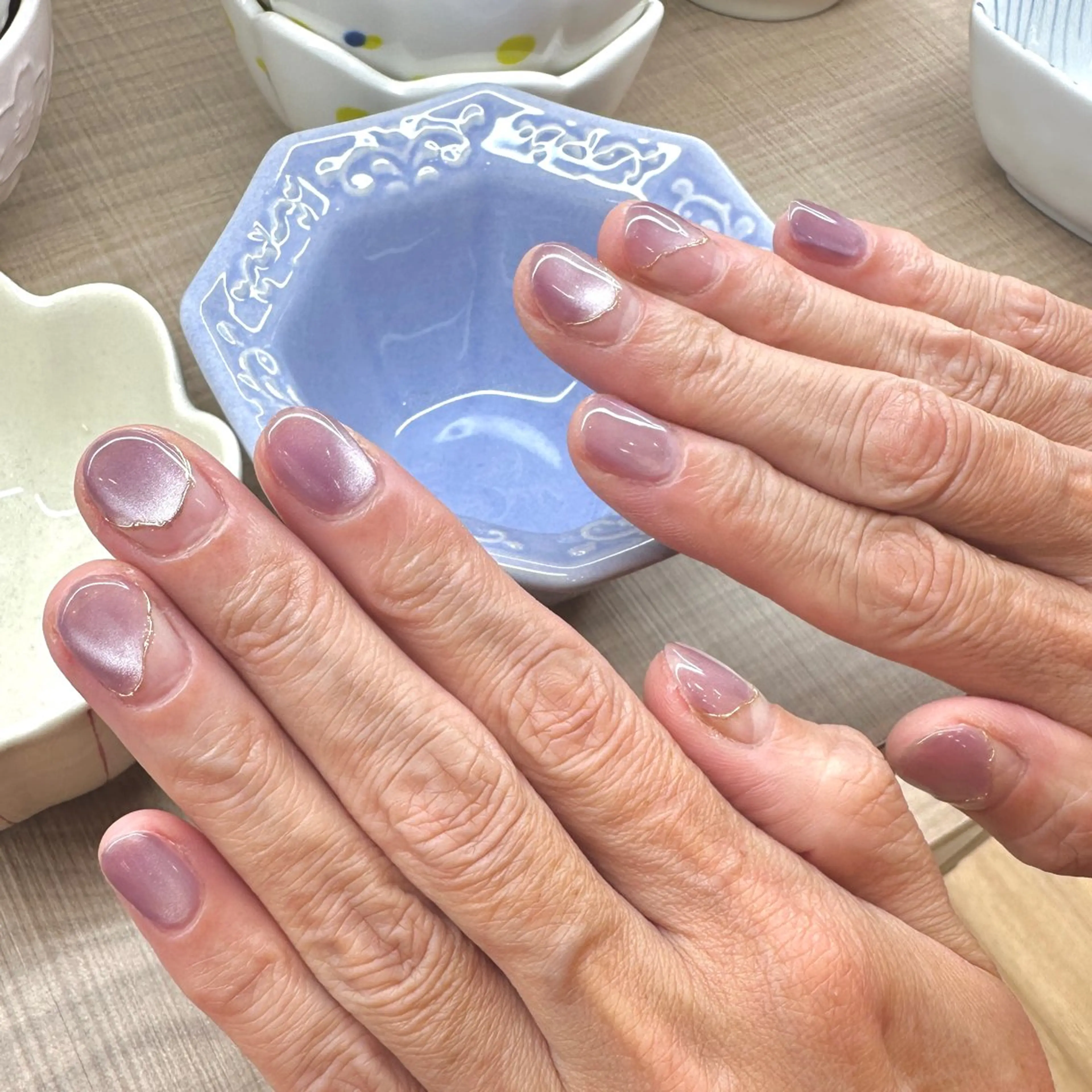 ネイル マグネットネイル ミラーネイル ハンドネイル フットネイル nailsalon Any'bのネイルデザイン