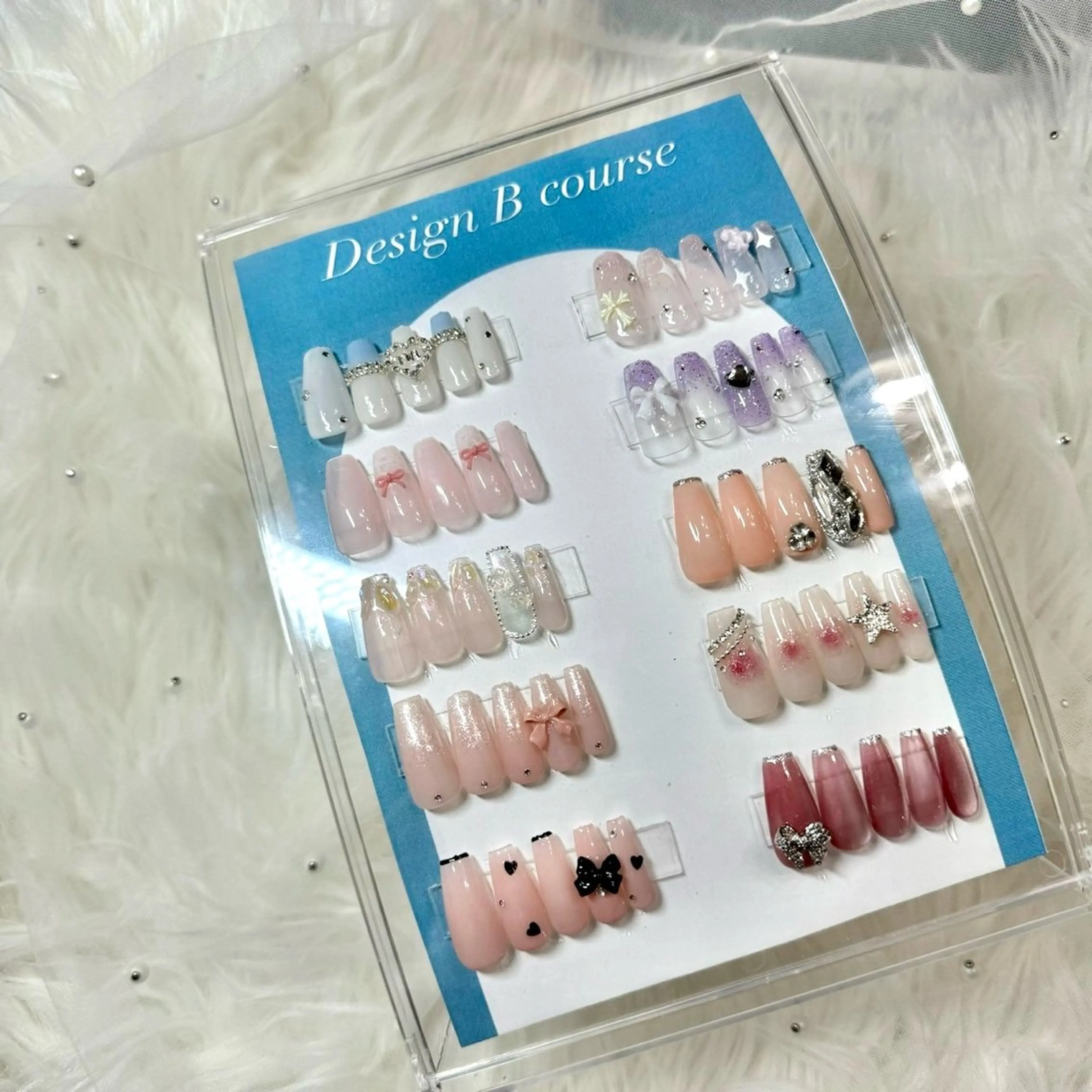 オフなし定額Bネイル🤍💫の写真