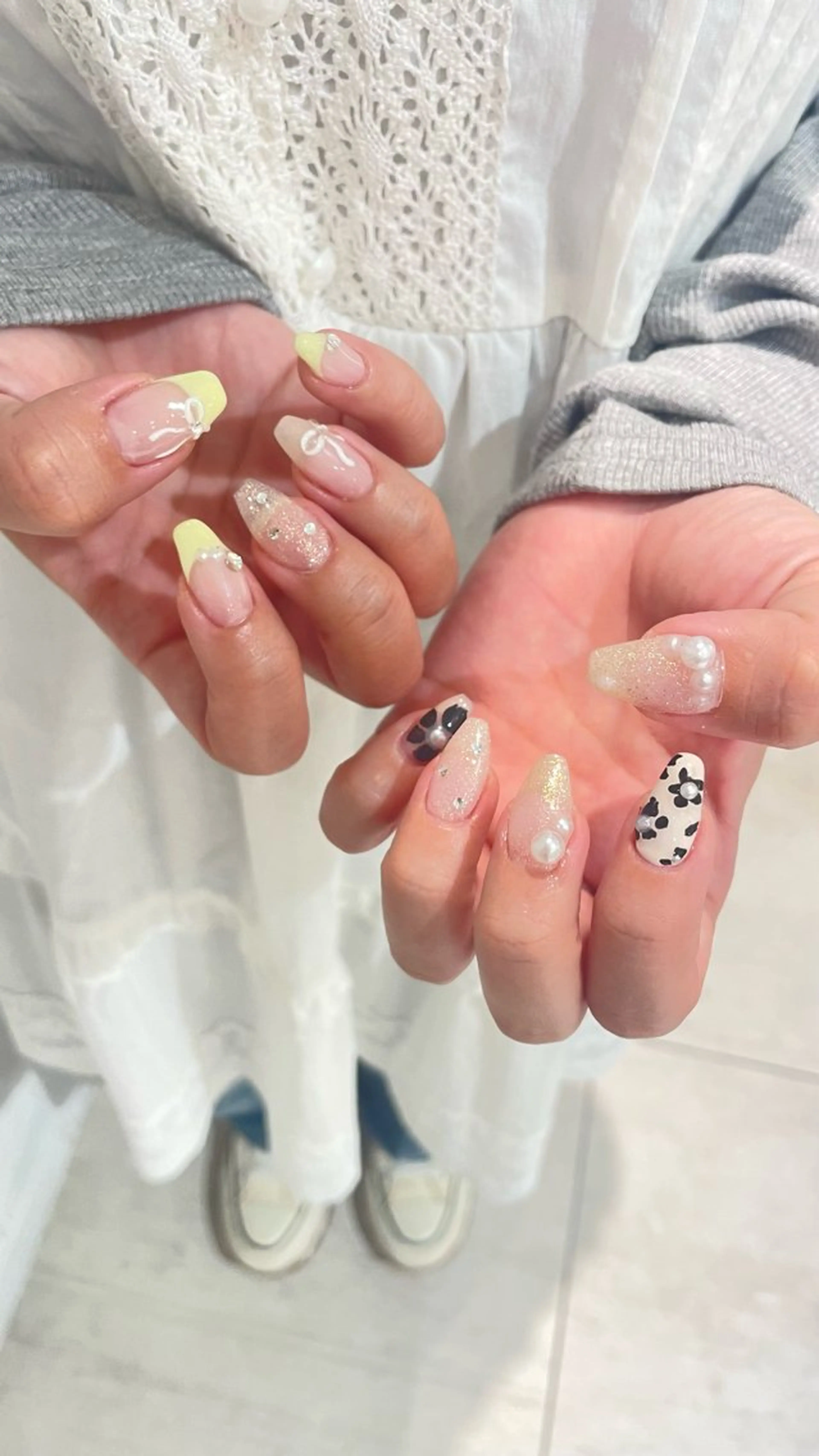 ミディアム 尾張 玖羽のネイルデザイン