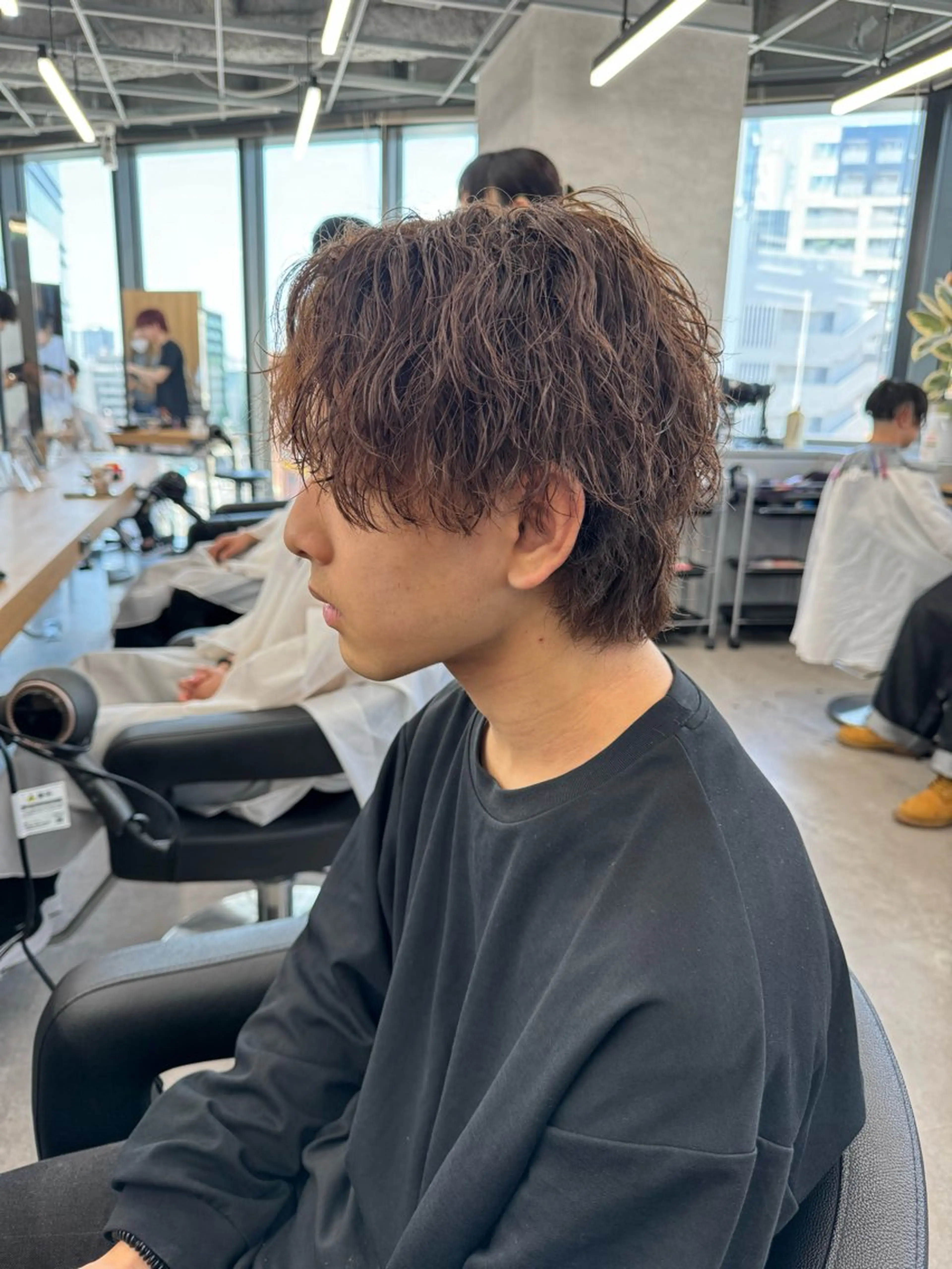パーマ メンズ メンズパーマ ツイストスパイラルパーマ スパイラルパーマ カット パーマ 垢抜けハイトーン☀／ 笑顔の美容師／しゅんのヘアスタイル