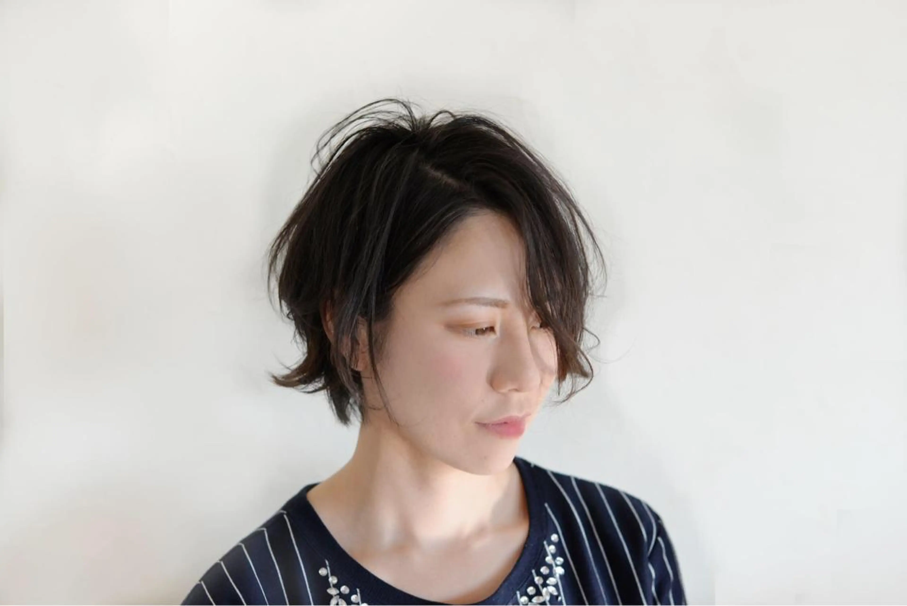 ショート カラー かきあげバング ショートヘア 大谷 哲基のヘアスタイル