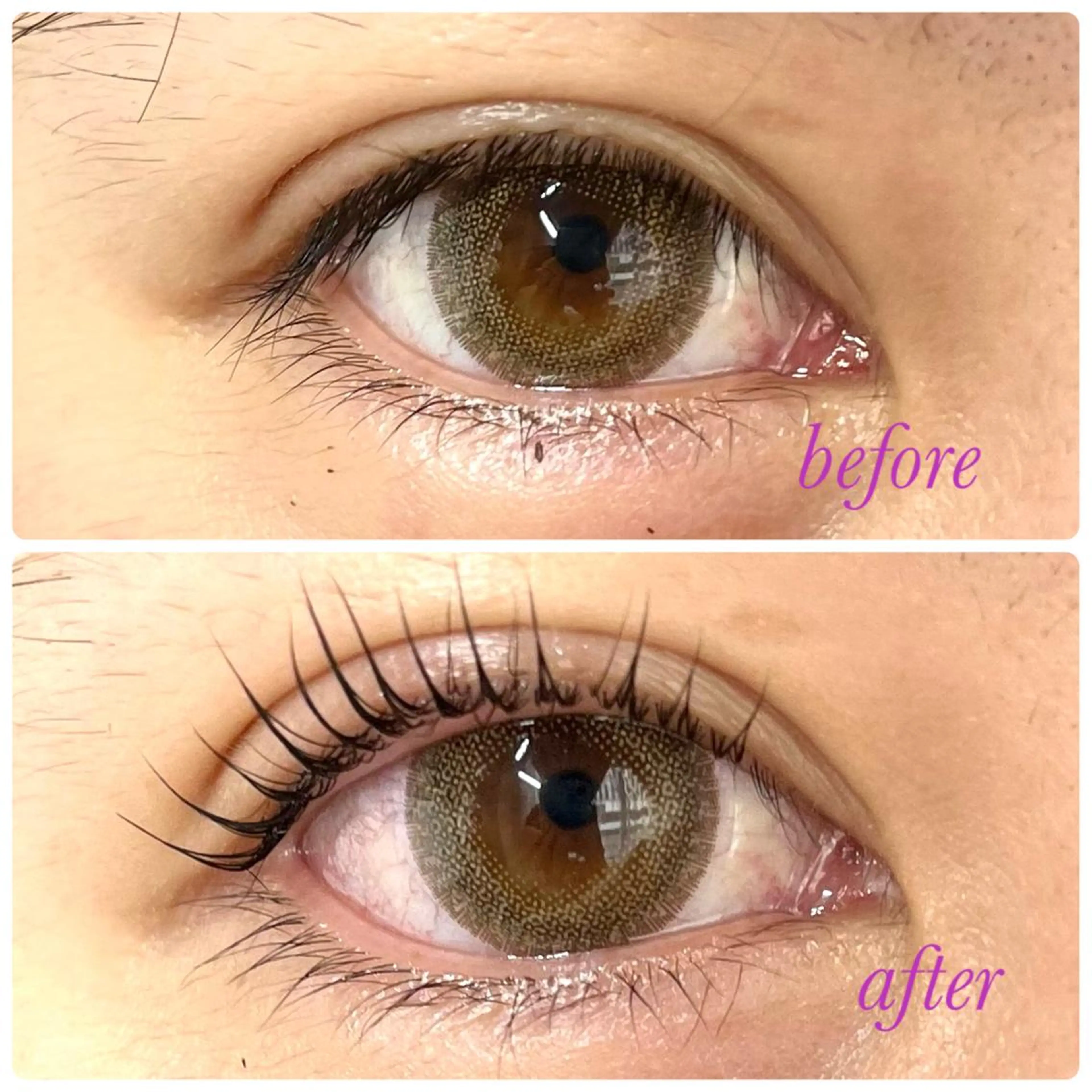 マツエク・マツパ パリジェンヌラッシュリフト lrie ／  moeのマツエク・マツパデザイン