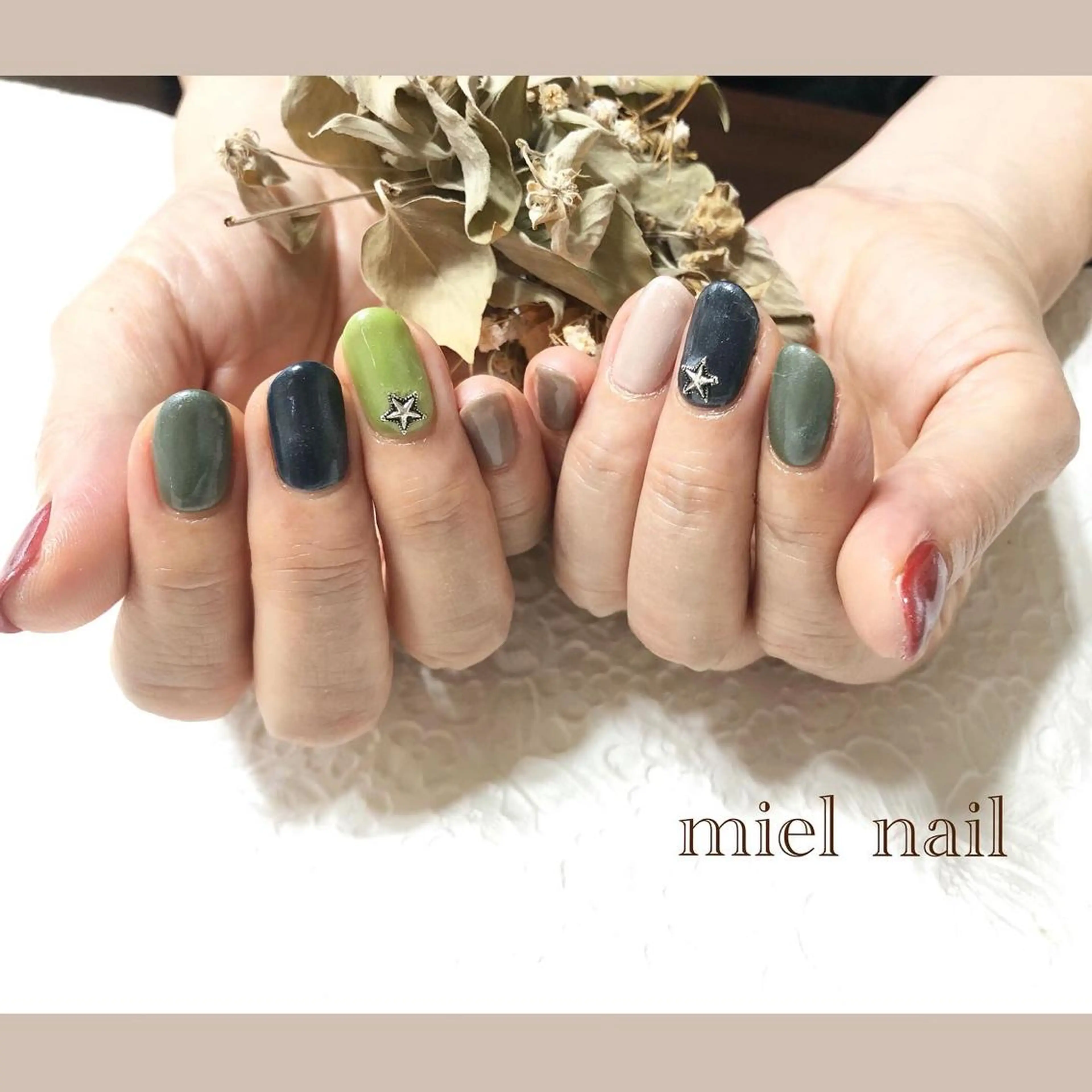 ネイル ハンドネイル miel nailのネイルデザイン