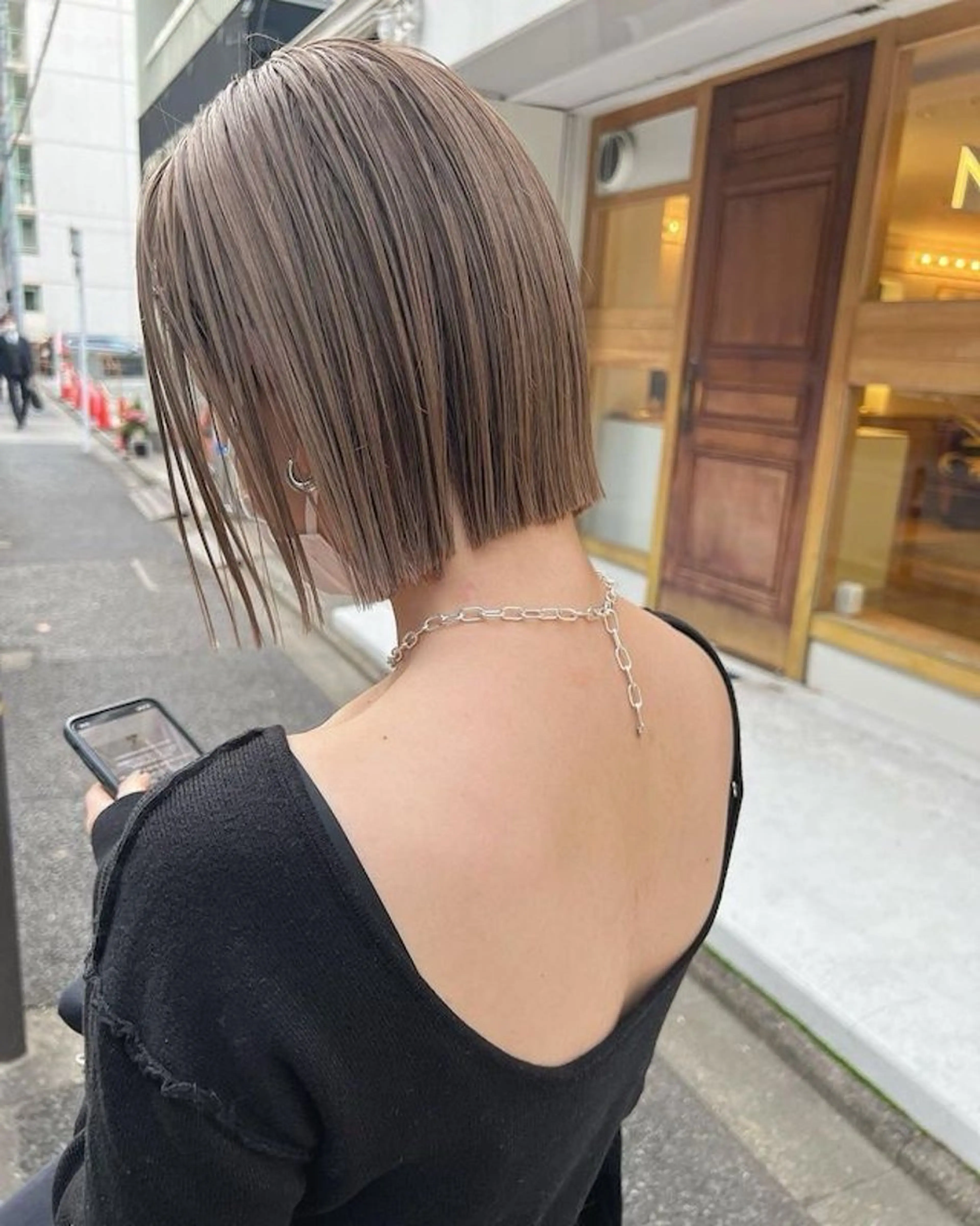 ショート wixy mimi所属・ボブ/透明感カラー 🌿栄🌿kouneのヘアスタイル