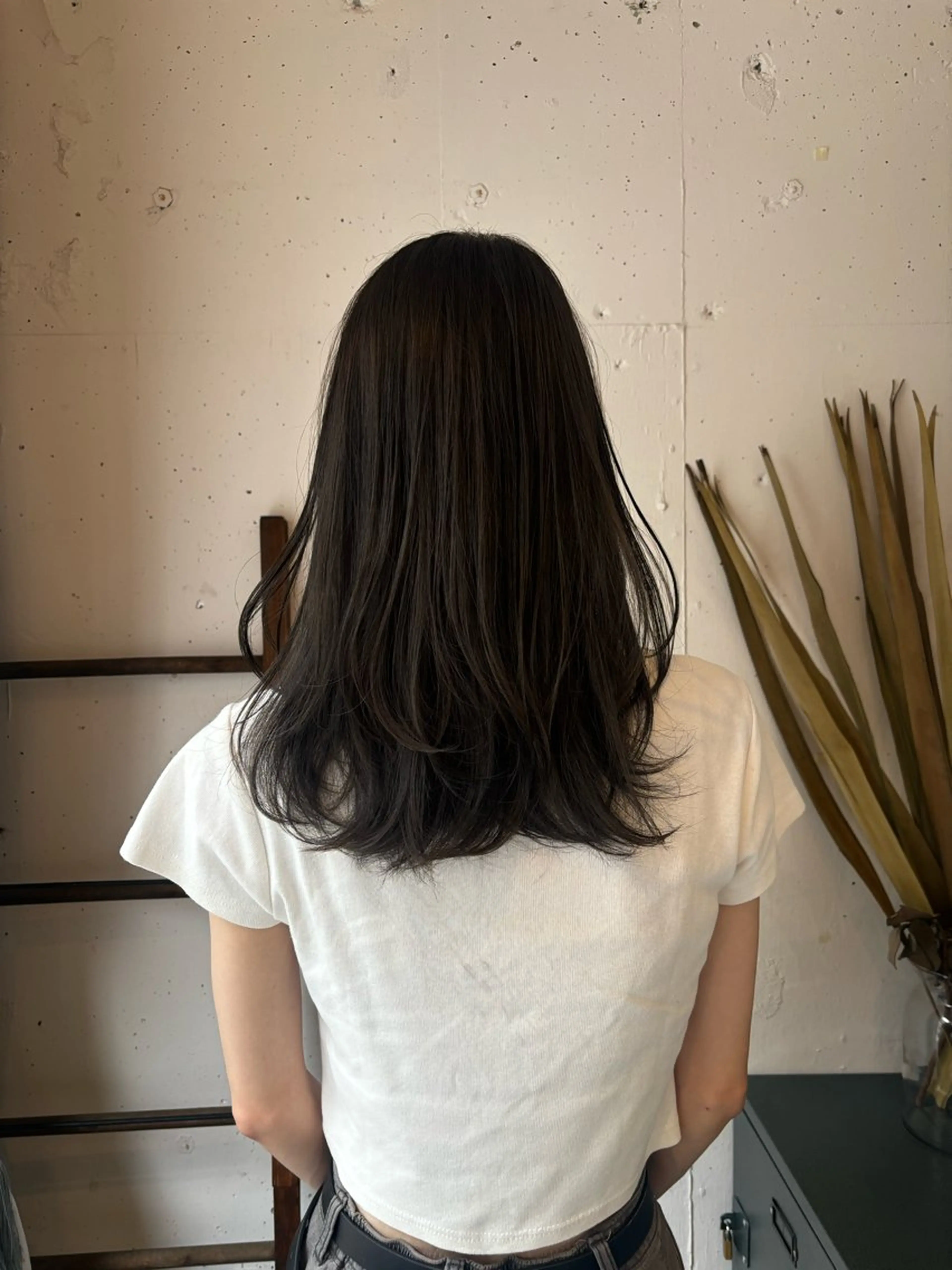 セミロング カラー 透明感カラー レイヤーカット 🍒サクラ🍒 /透明感カラー/艶髪のヘアスタイル