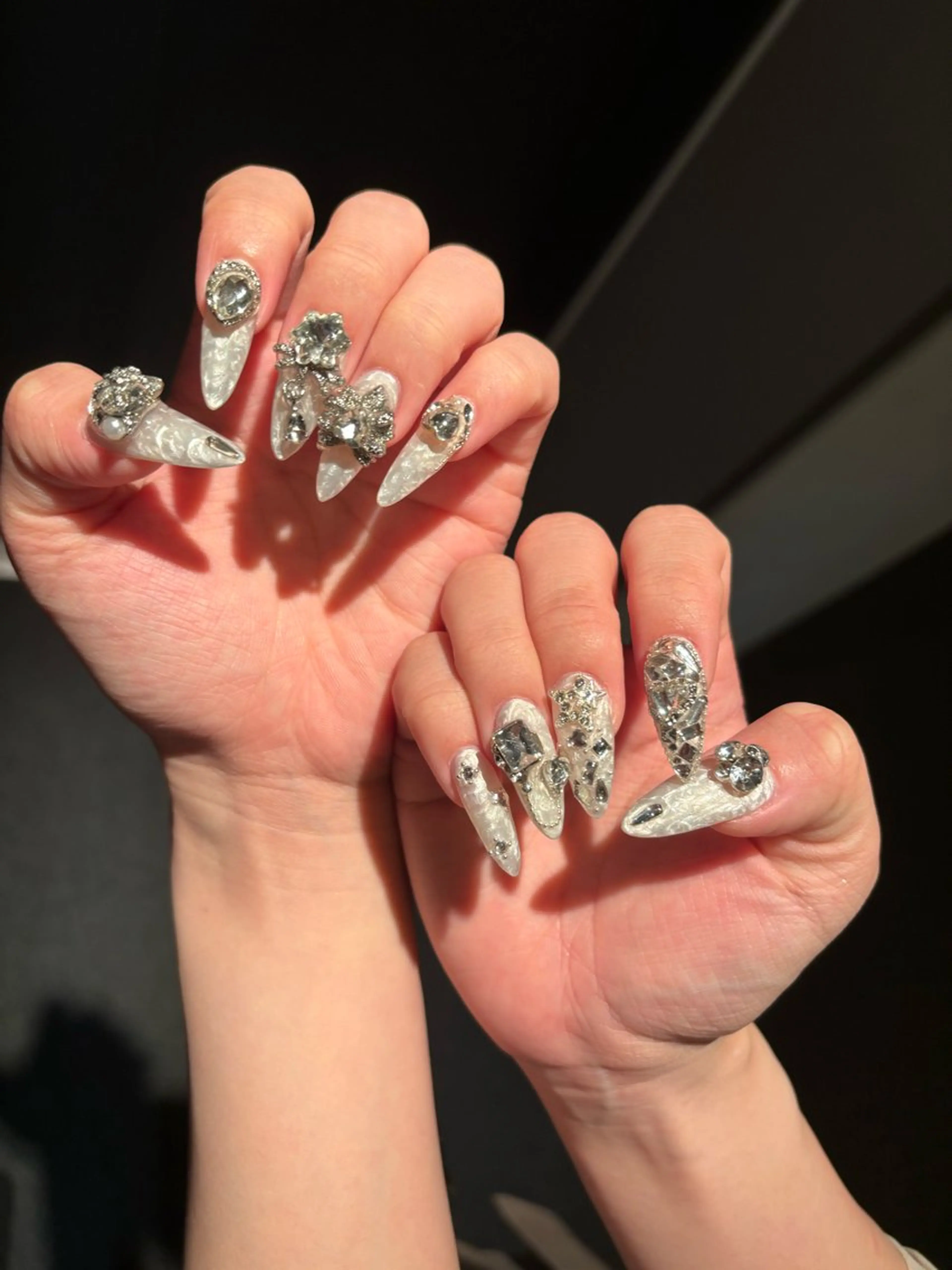 ネイル アートネイル フレンチネイル ジェルネイル 韓国ネイル 持ち込み ハンドネイル ハンドケア ボニー Coco nailのネイルデザイン