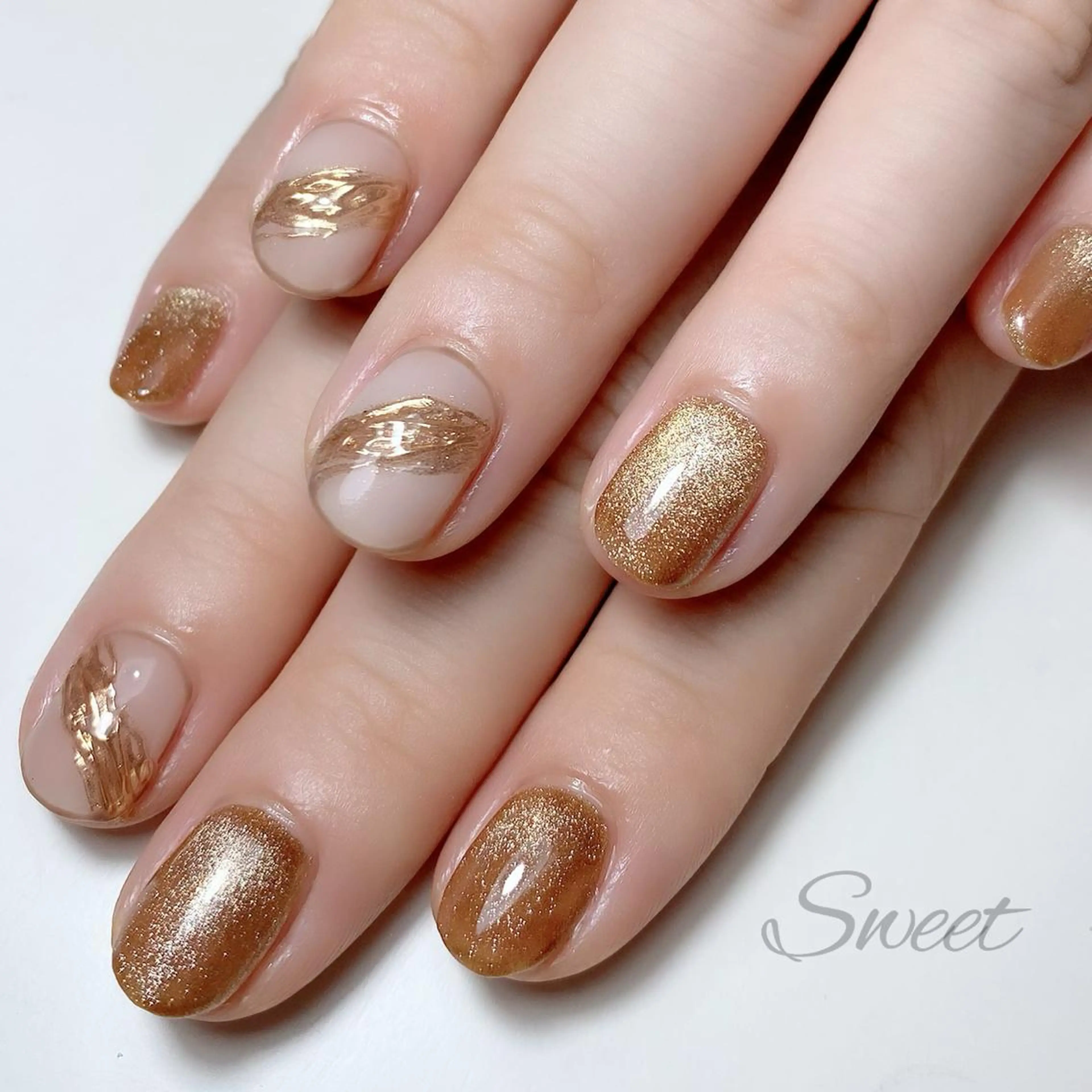 ネイル ハンドネイル sweet 仲野陽子のネイルデザイン