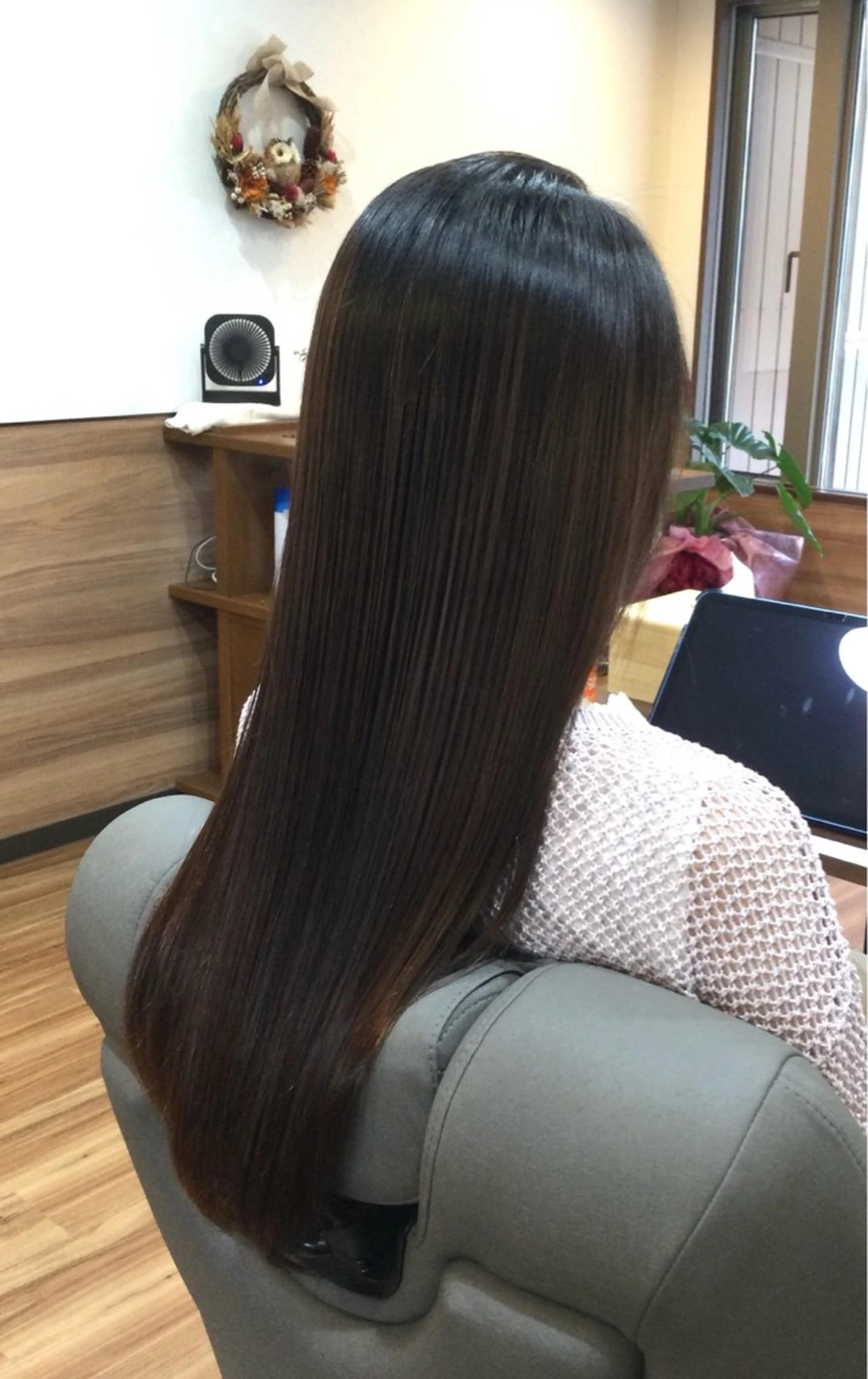 ロング カラー カット Annon プライベートサロンのヘアスタイル